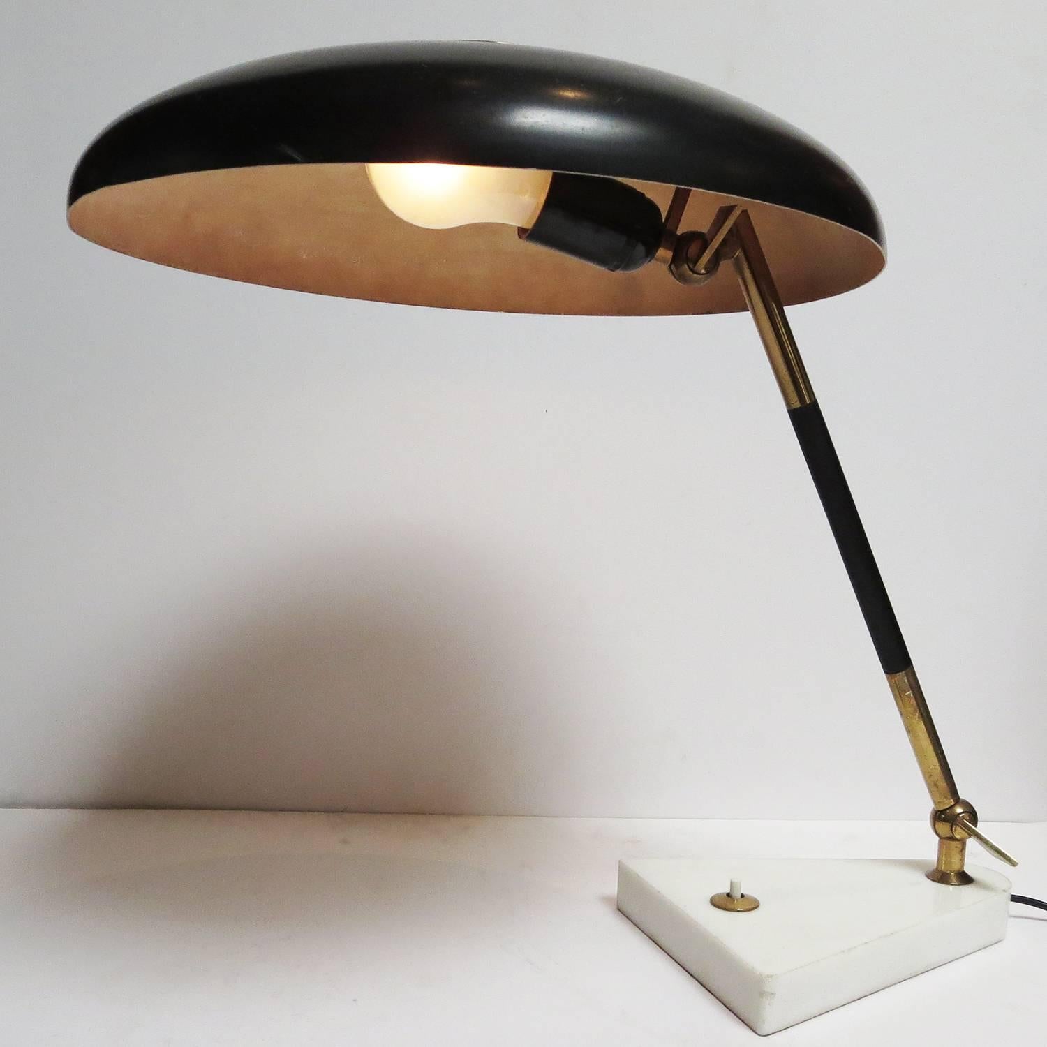 Italian Oscar Torlasco Mid-Century Table or Desk Lamp for Lumi