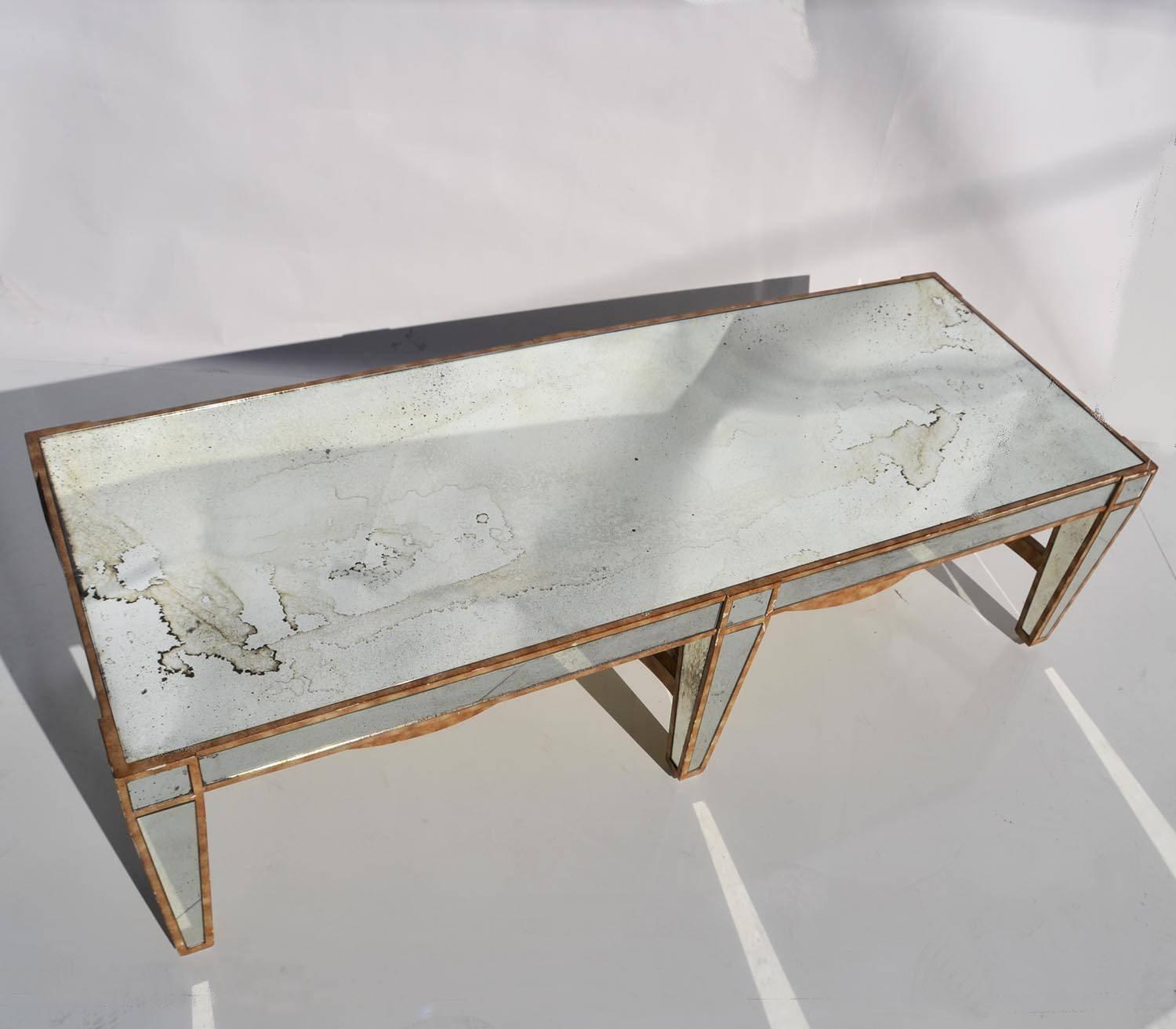 antique mirror coffee table