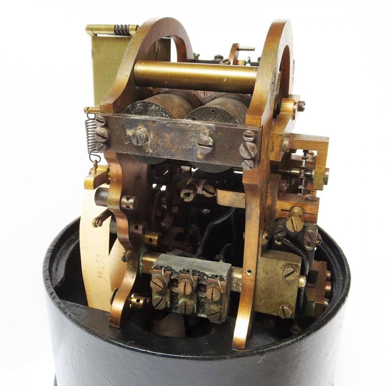Thomas Edison Wall Street Stock Market Ticker Tape Machine at 1stdibs