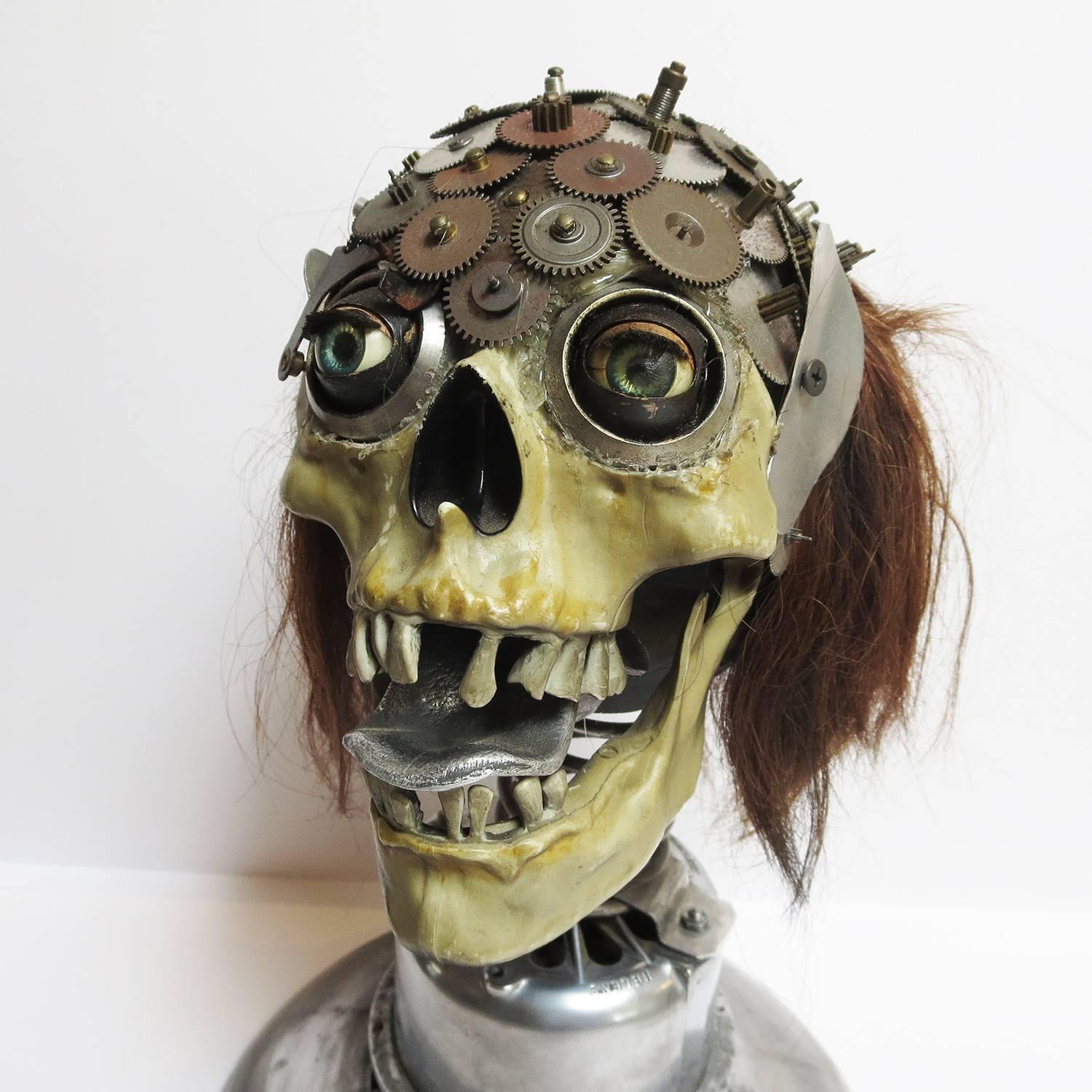 Los Angeles folk artist Baron Margo is known for his elaborate metal sculptures using 