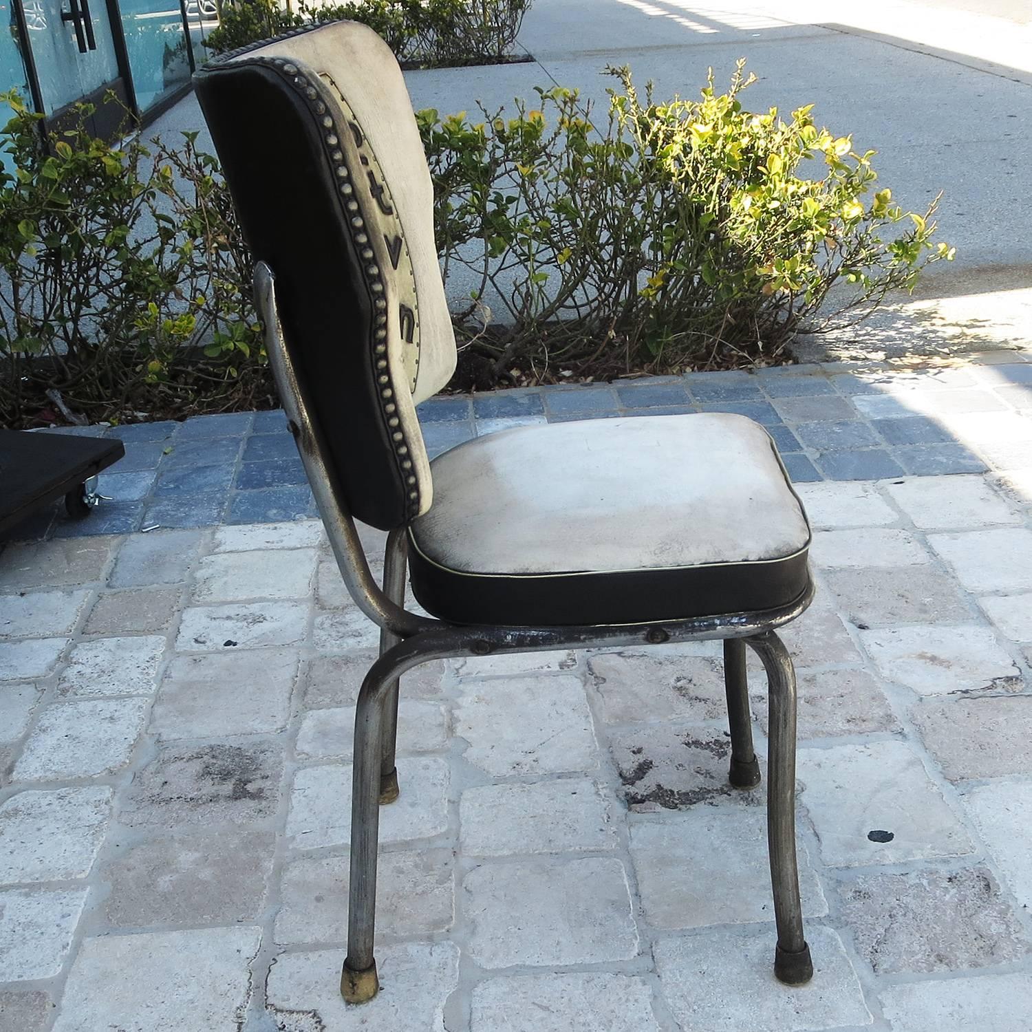 Movie Mogul Robert Evans Salvaged Screening Room Chair In Distressed Condition In North Hollywood, CA