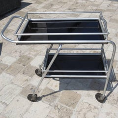 Deco DC3 Aero Art Cocktail Trolley Cart with Rare Serving Tray
