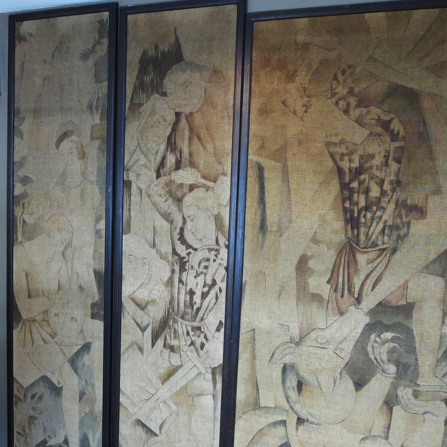 art deco panels