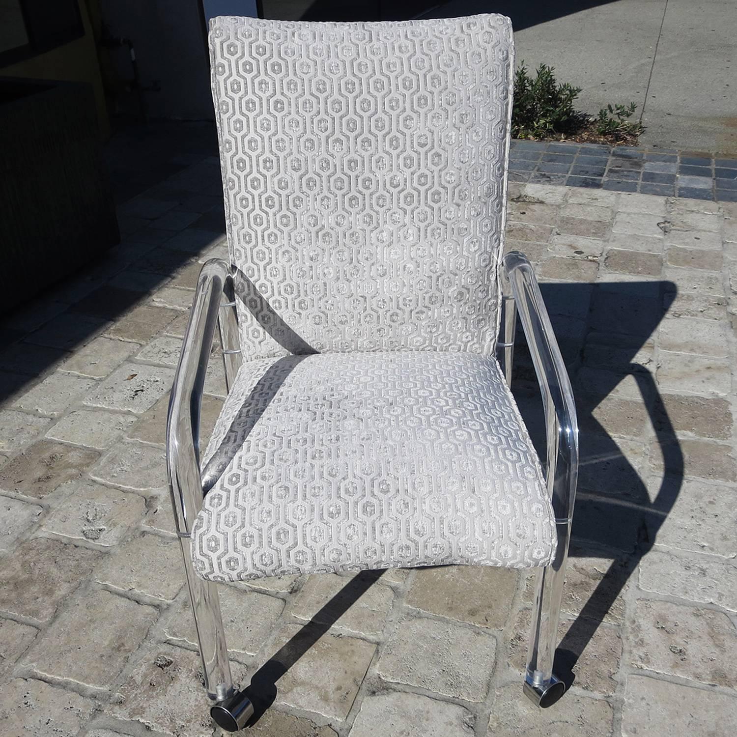 Leon Rosen Lucite Armchairs for Pace, 1970s In Excellent Condition In North Hollywood, CA