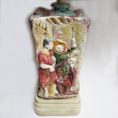 Midcentury Don Quixote Ceramic Table Lamps