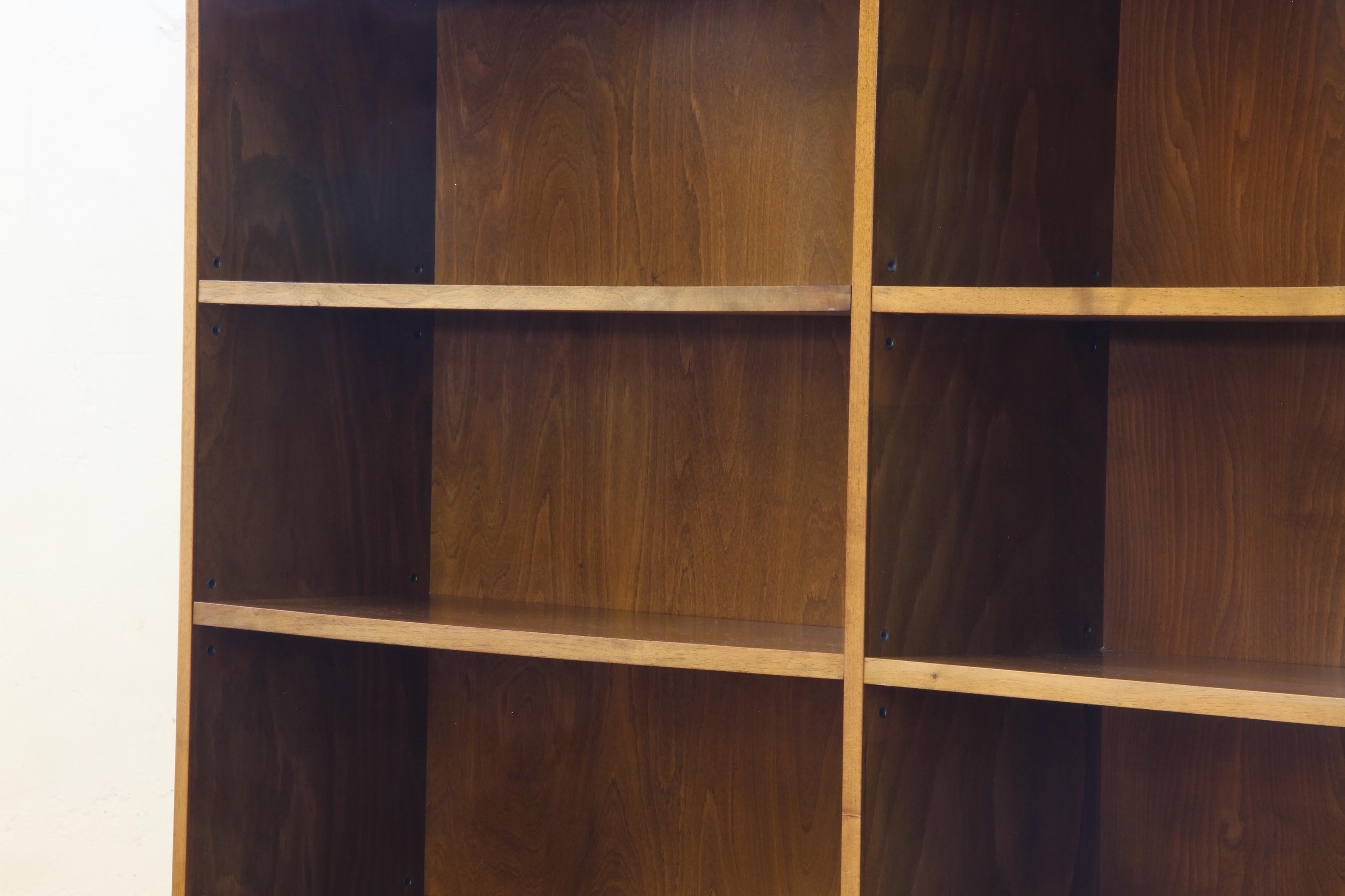 Mid-20th Century Vintage 1930s Scandinavian Modern Bookcases in Nutwood by Unknown Maker For Sale