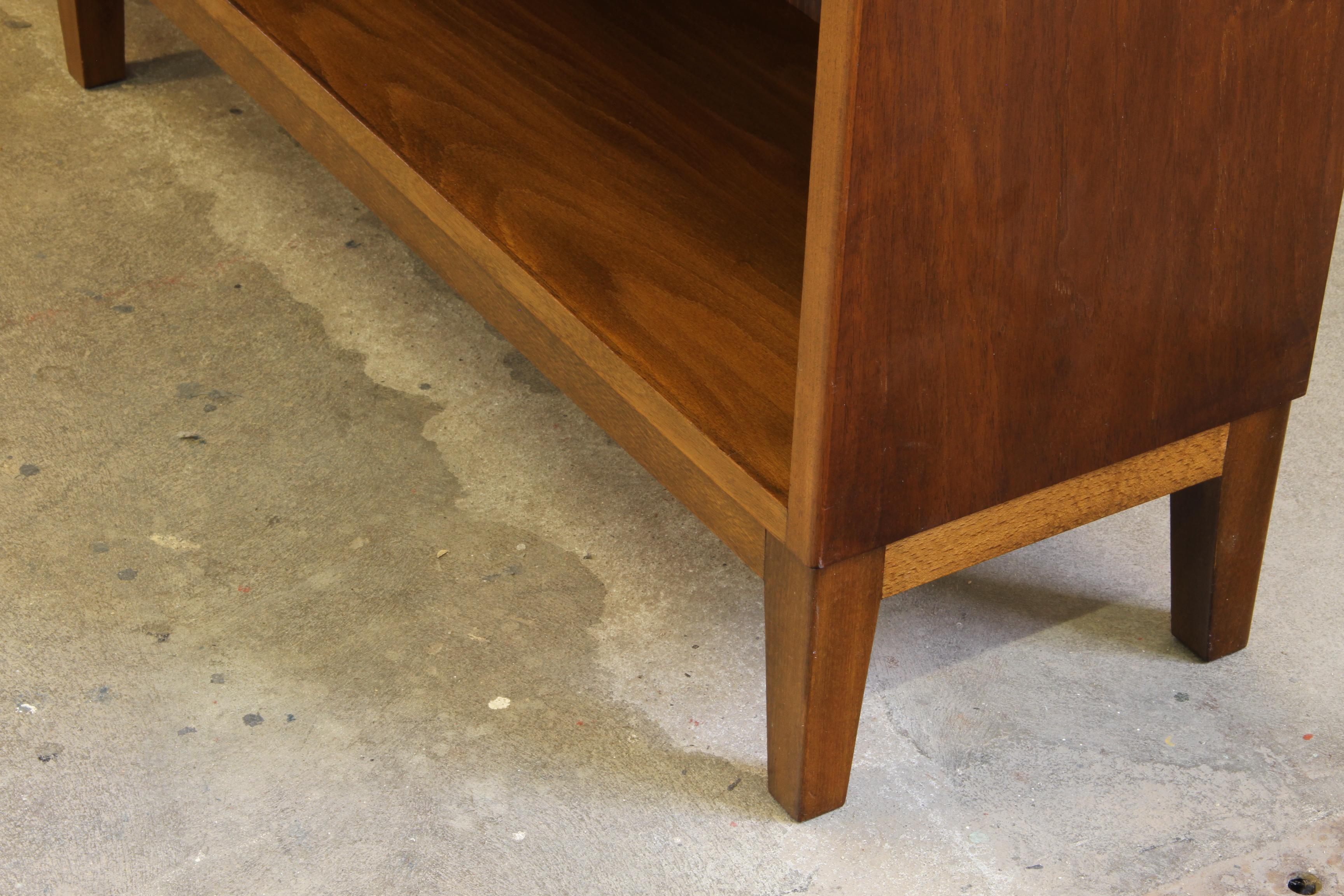 Vintage 1930s Scandinavian Modern Bookcases in Nutwood by Unknown Maker For Sale 2