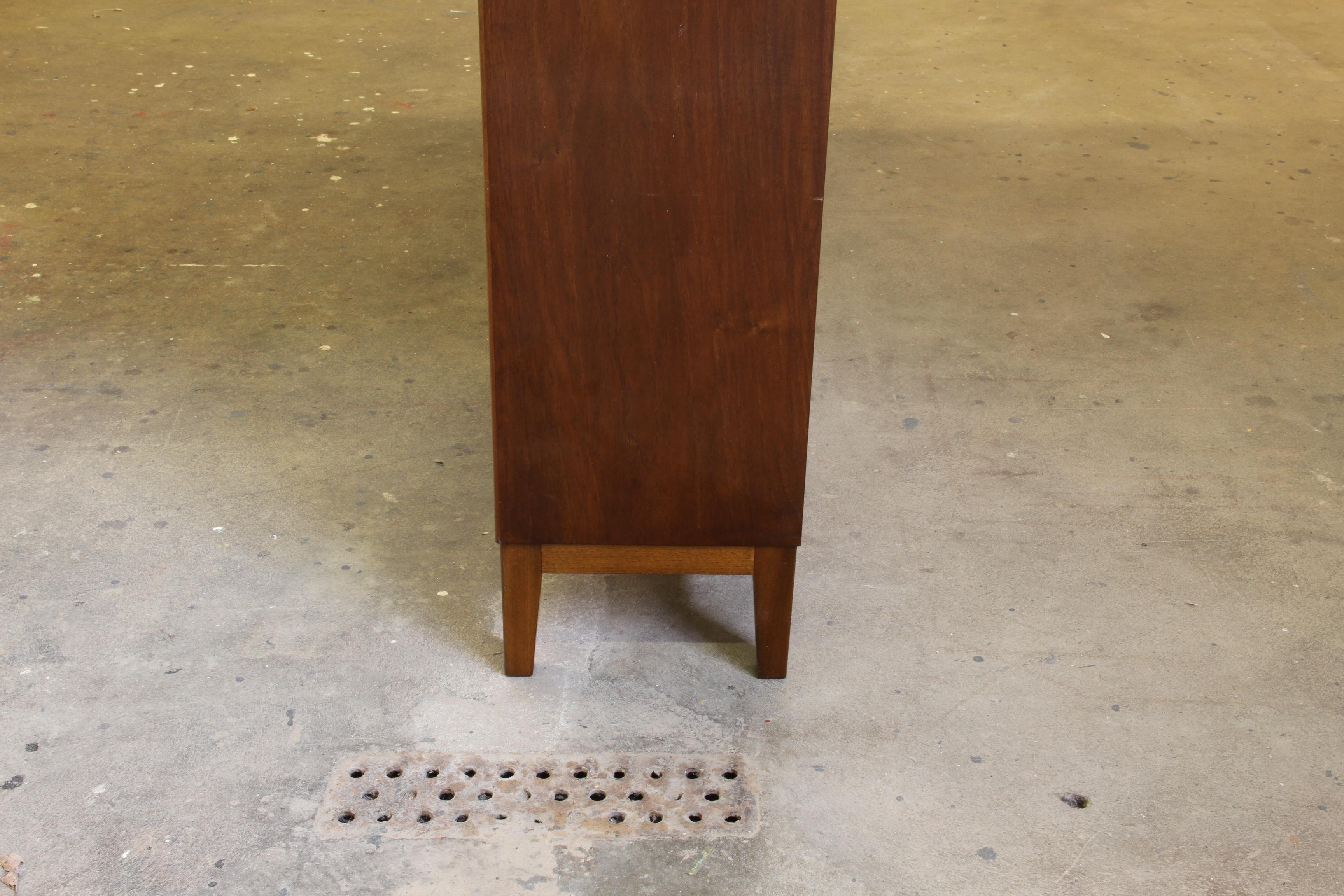 Vintage 1930s Scandinavian Modern Bookcases in Nutwood by Unknown Maker For Sale 3
