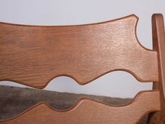 Razorblade Chaise longue danoise brutaliste Henning Kjærnulf, 1960s Danois