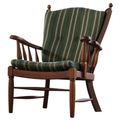 Vintage Danish Mid-Century Oak Armchair, attributed to Henning Kjærnulf 1960s