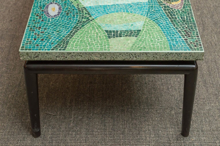 Mid-Century Modern Mosaic Coffee Table 1