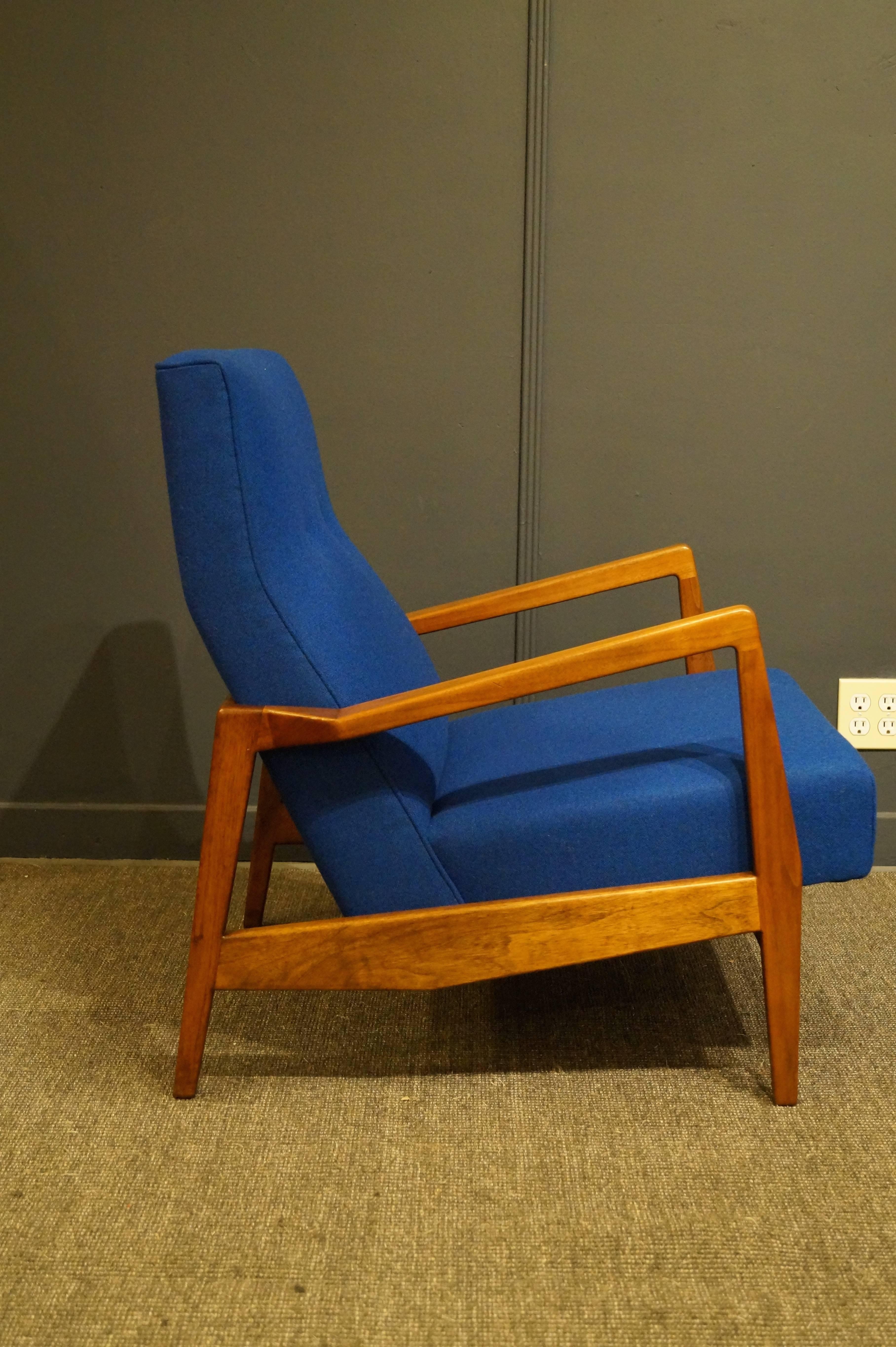 Mid-Century Modern Jens Risom High Back Lounge Chair