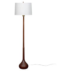 Mid-Century Modern Teak Stehlampe
