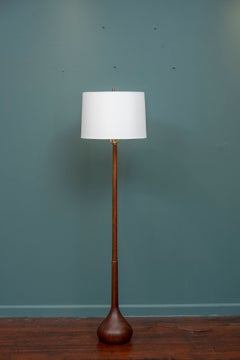 Mid-Century Modern Teak Stehlampe