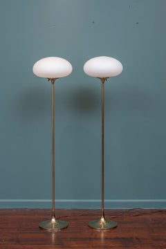 Original Vintage Laurel Brass Floor Lamp
