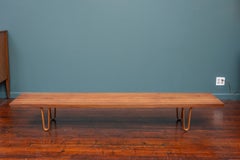 Edward Wormley "Long John" Bench/ Coffee Table for Dunbar