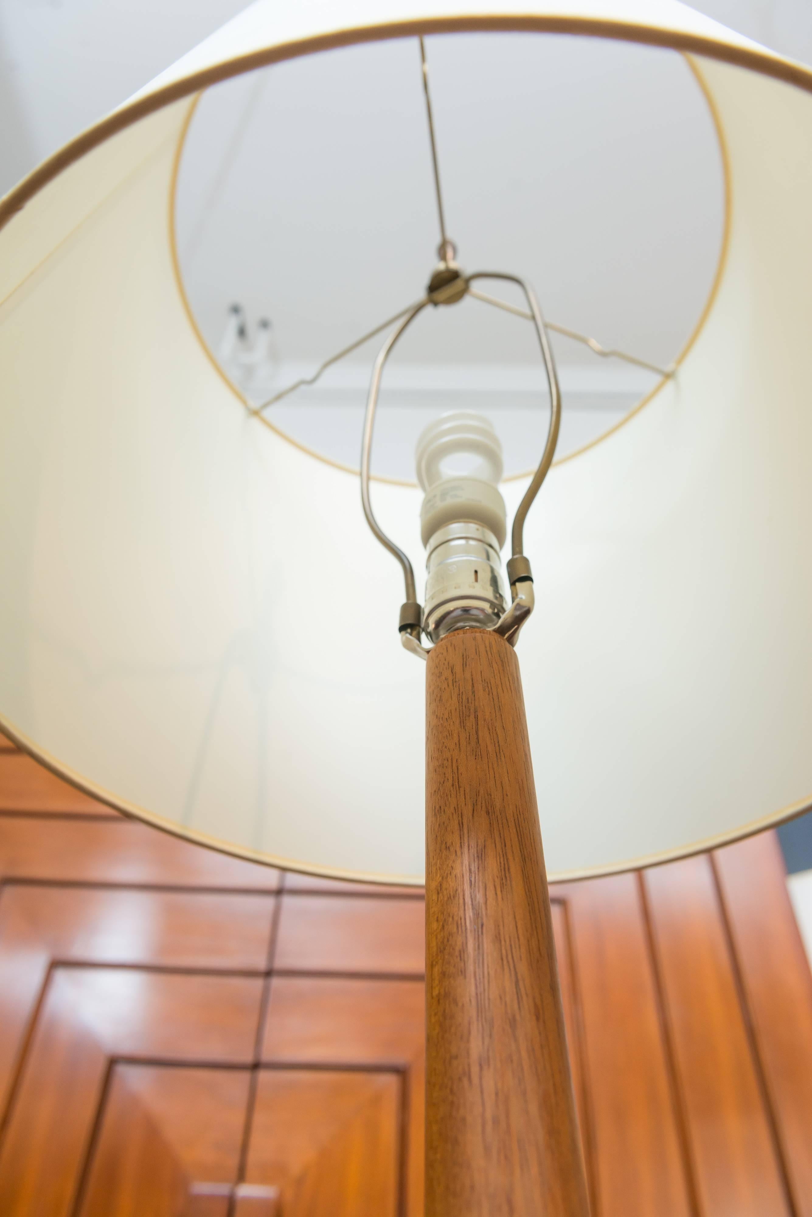 Scandinavian Modern Danish Modern Teak Floor Lamp