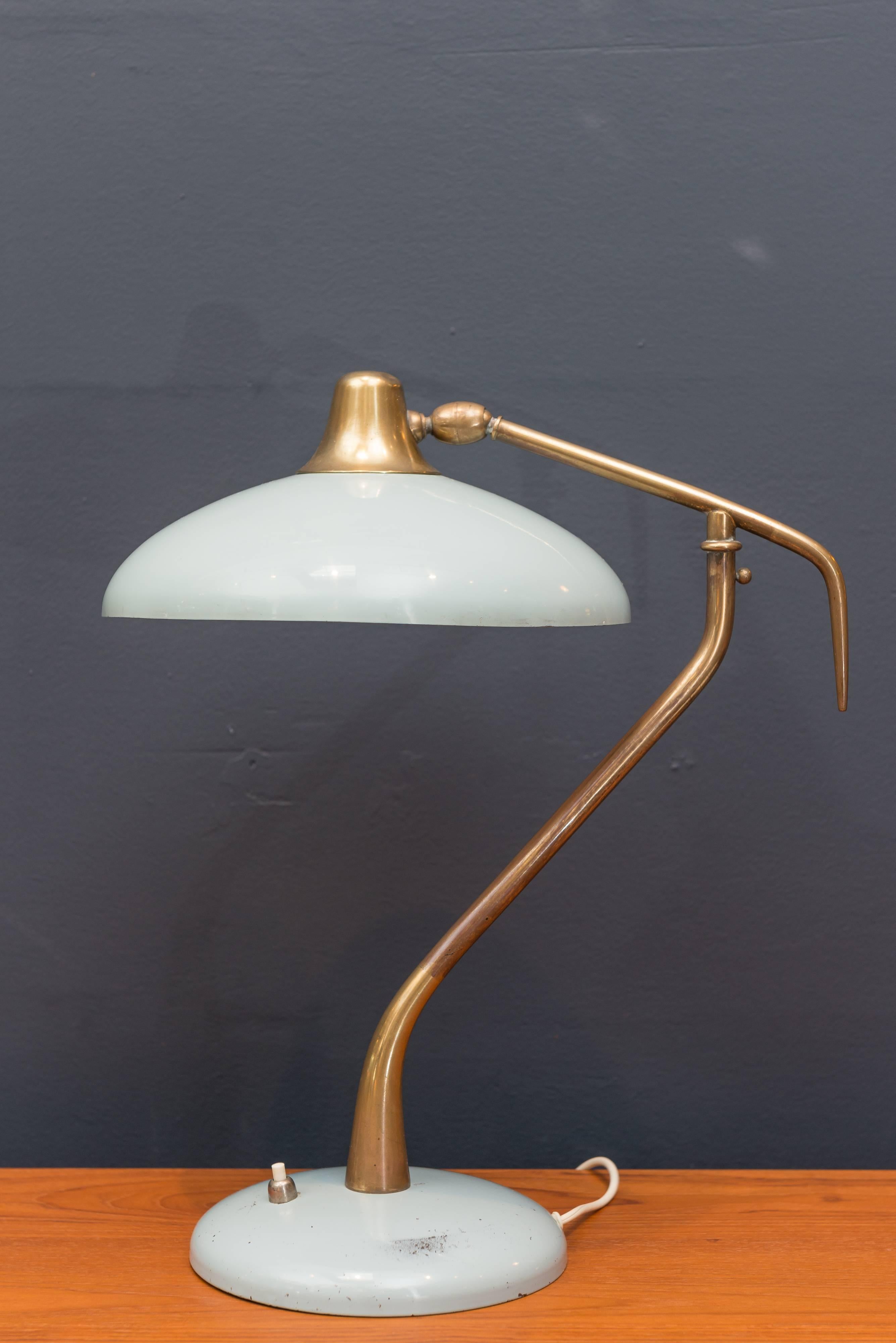 Italian Oscar Torlasca Desk Lamp