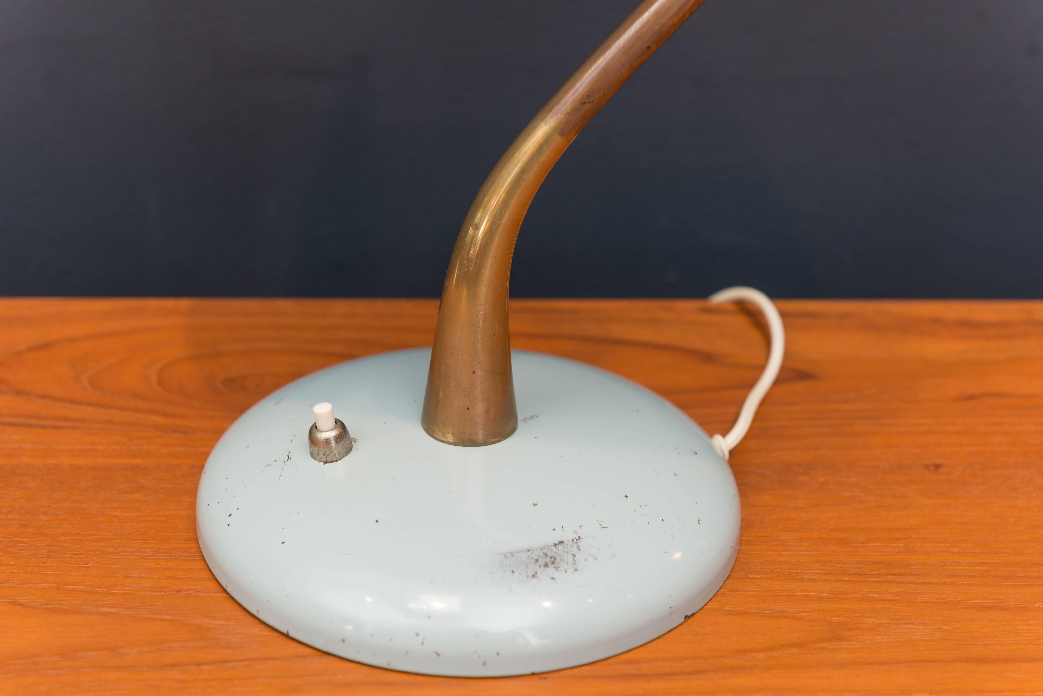 Mid-20th Century Oscar Torlasca Desk Lamp