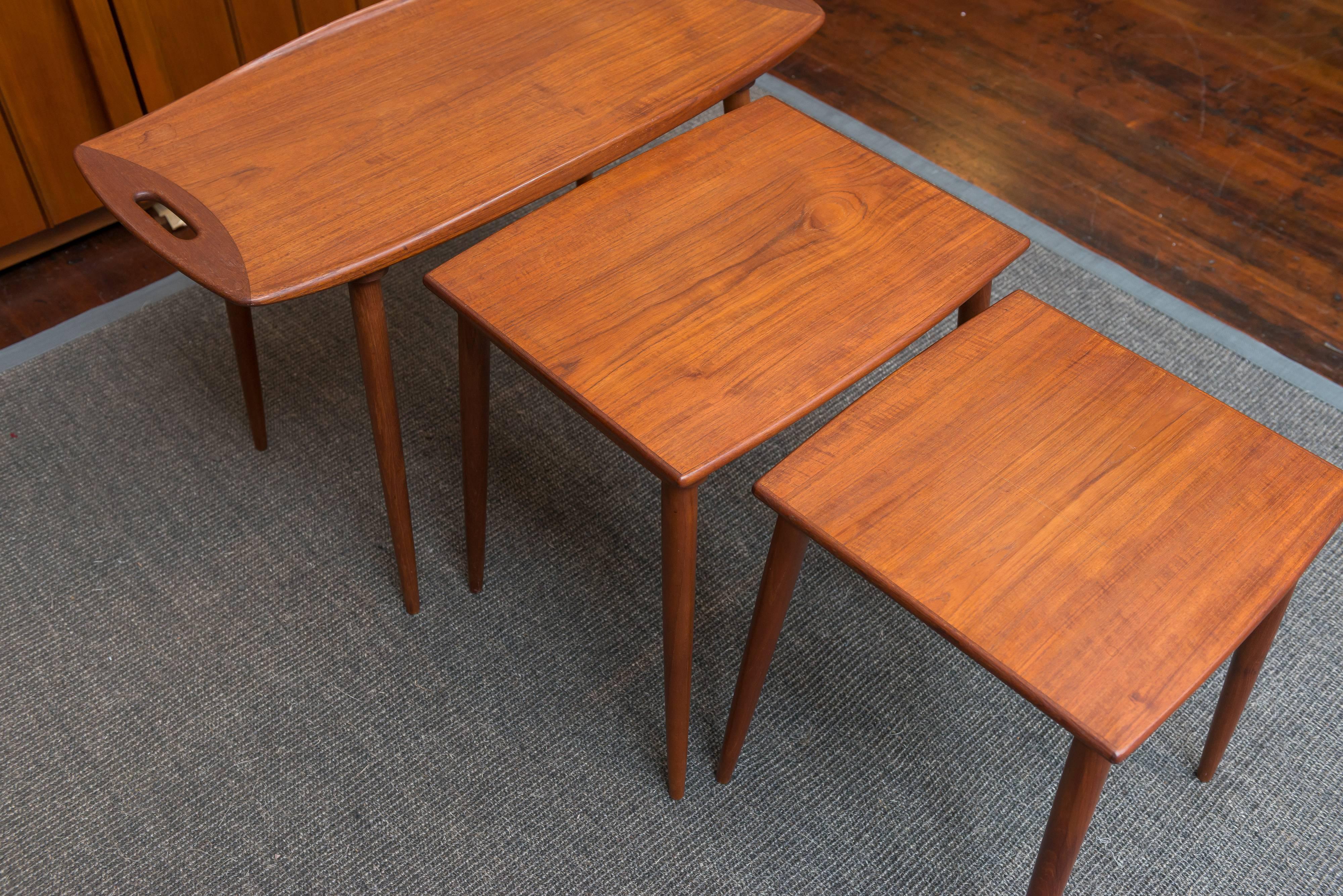 Mid-20th Century Jens Quistgaard Nesting Tables