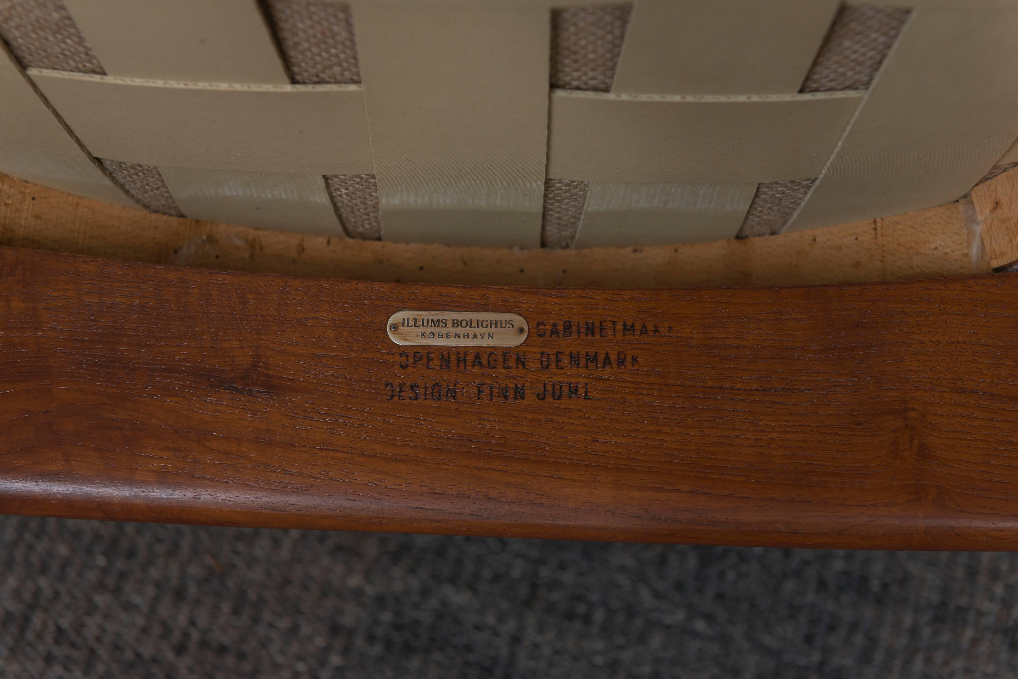 Pair of Finn Juhl NV 53 Lounge Chairs 1