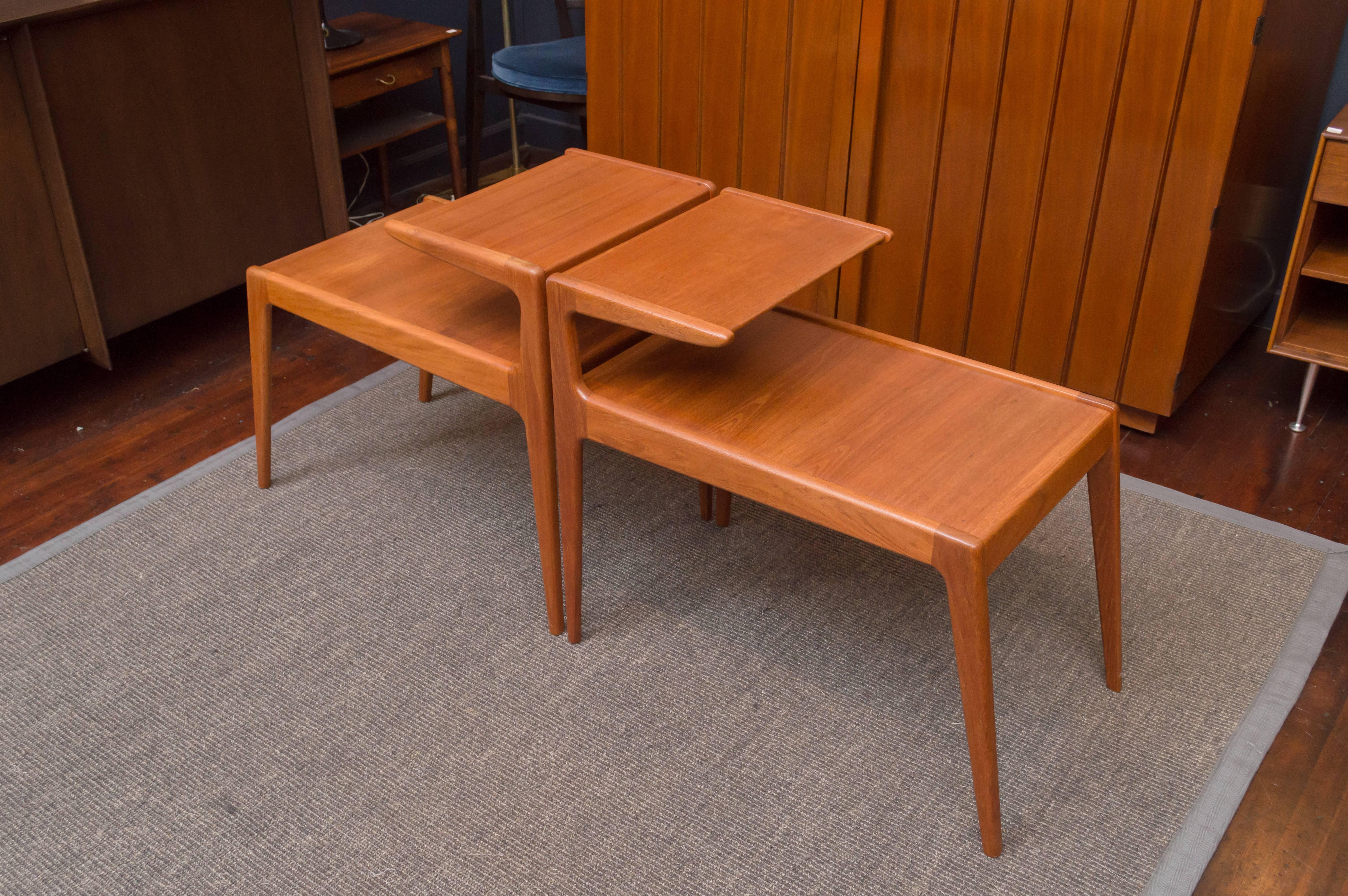 Danish Modern Teak Side Tables 1