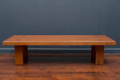 Pierre Chapo French Elm Coffee Table