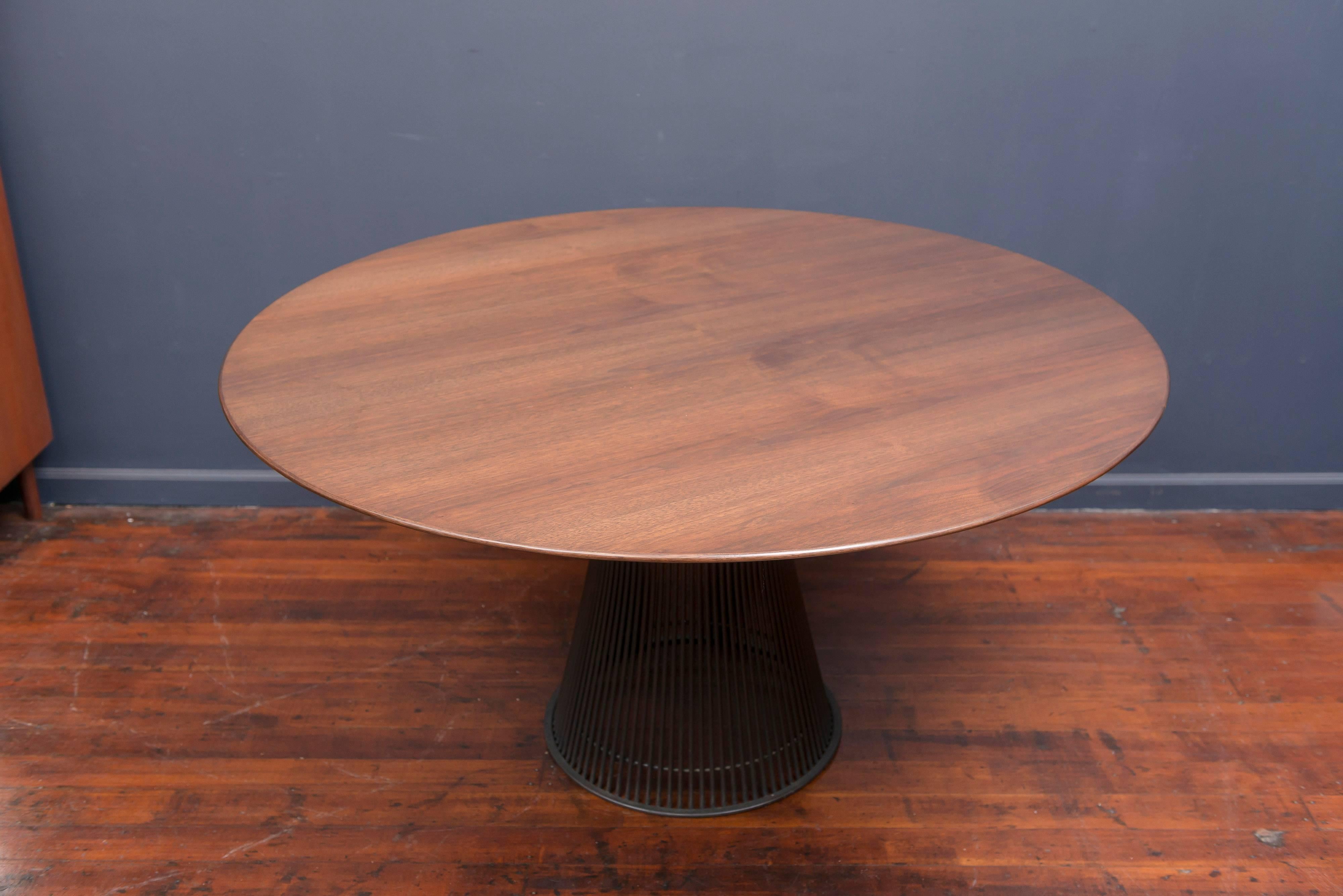 American Warren Platner Bronze Dining Table for Knoll