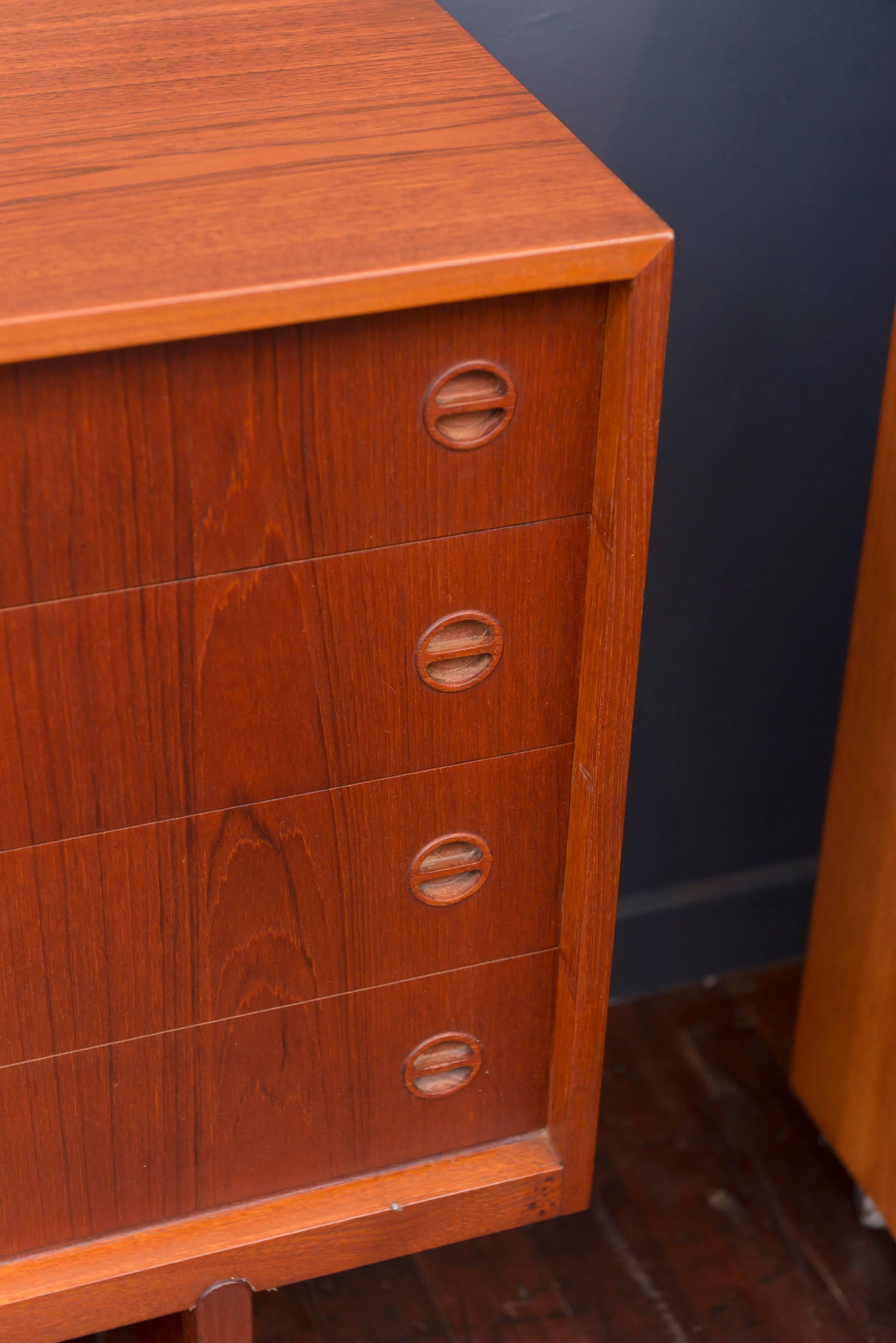 Mid-20th Century Ejnar Larsen & Aksel Bender Madsen Teak Credenza