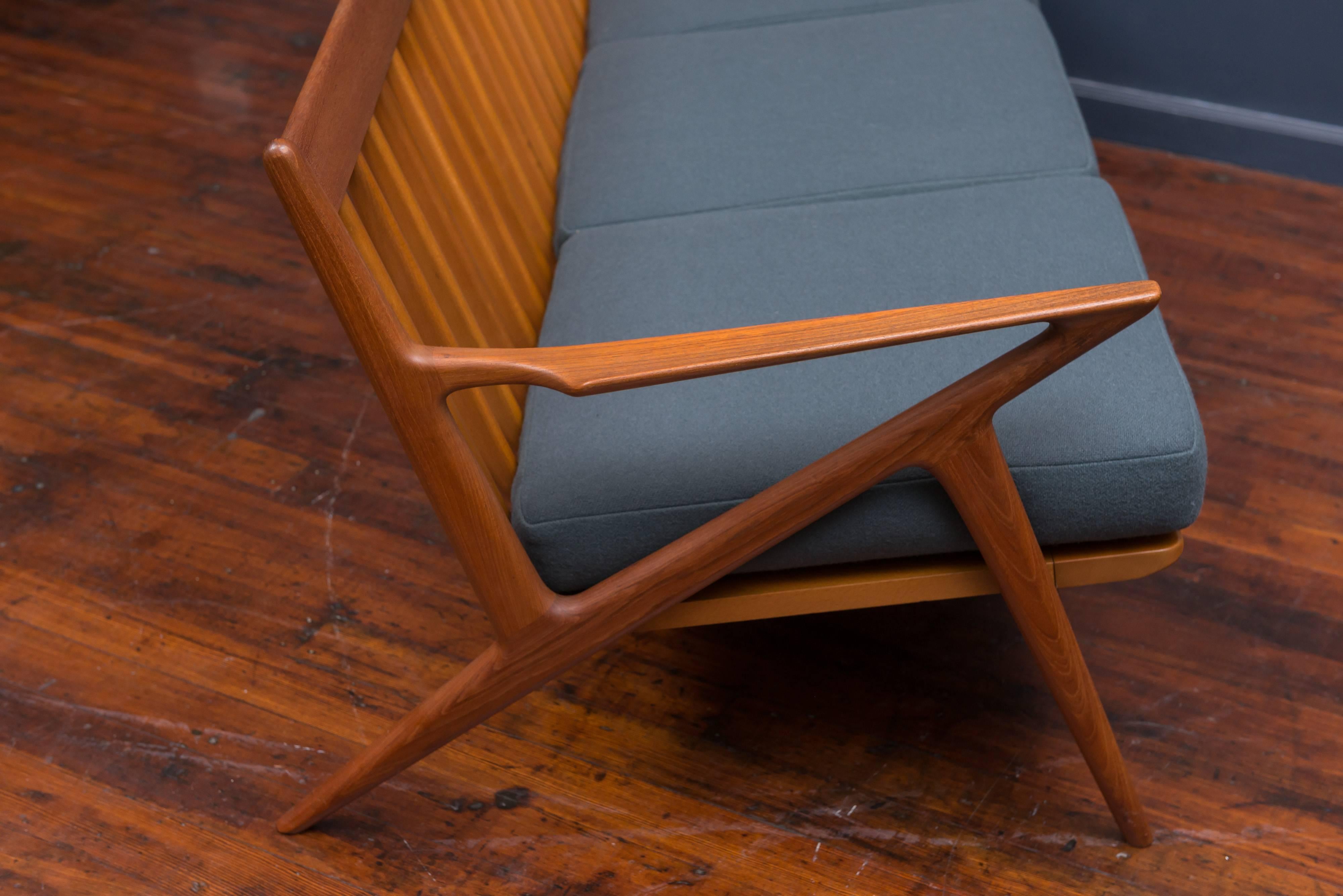 Danish Teak Z Sofa by Poul Jensen for Selig 3