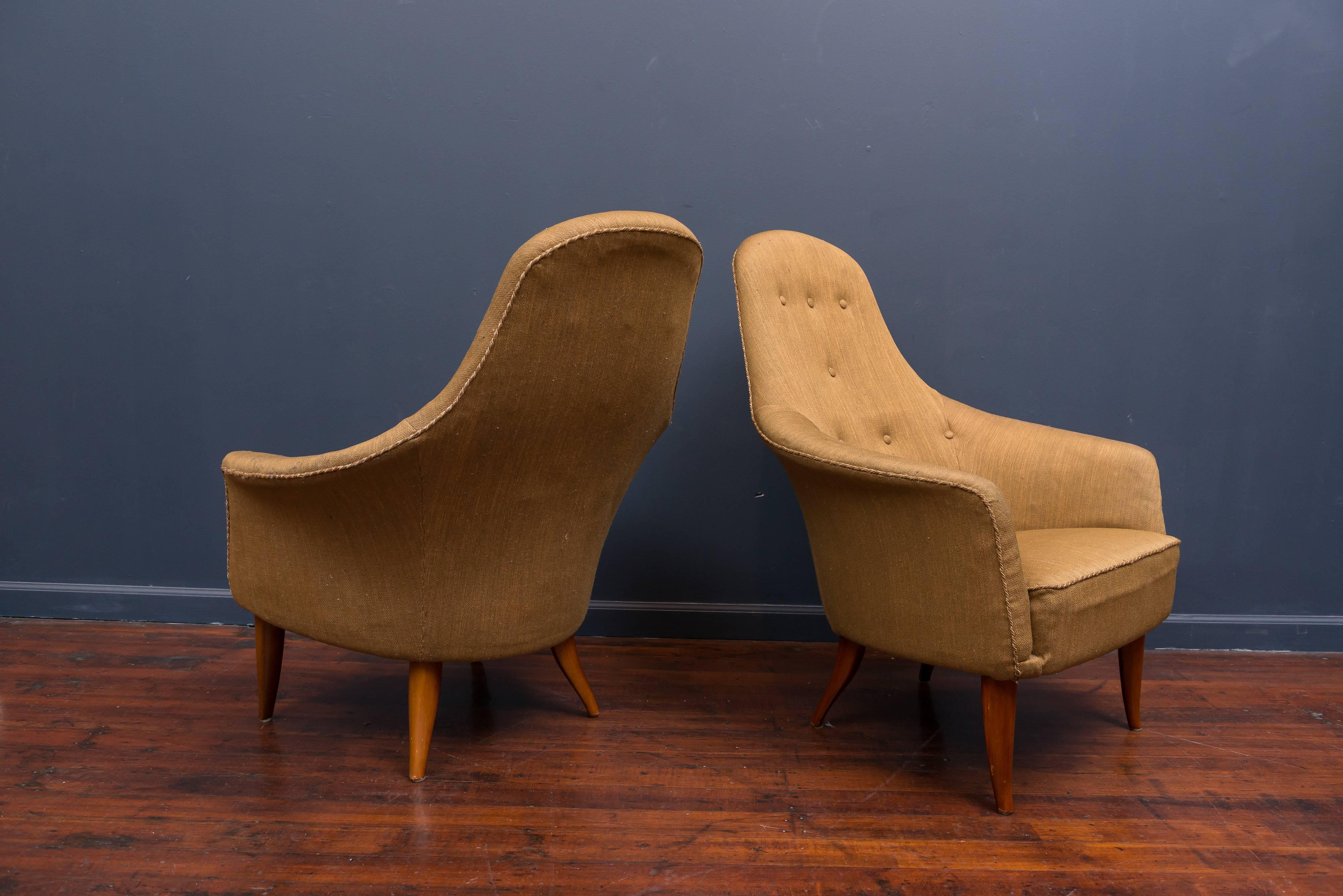 Kerstin Hörlin-Holmquist Adam Chairs In Good Condition In San Francisco, CA