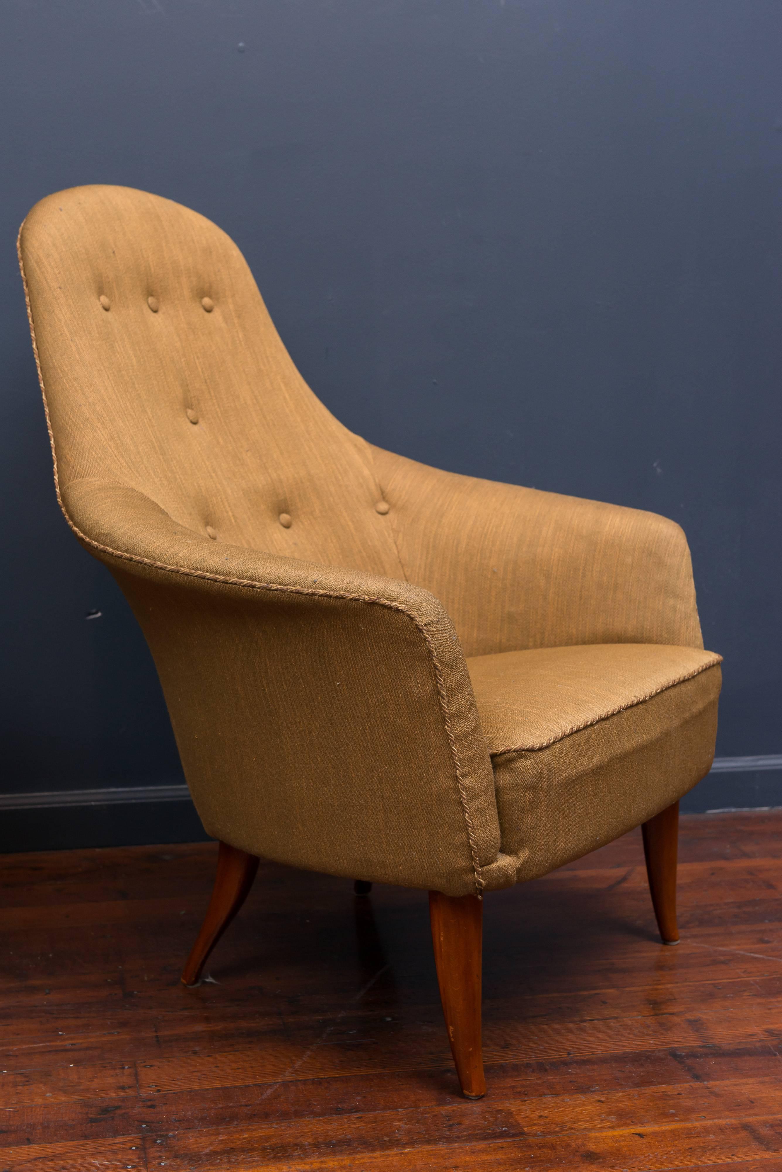 Mid-20th Century Kerstin Hörlin-Holmquist Adam Chairs