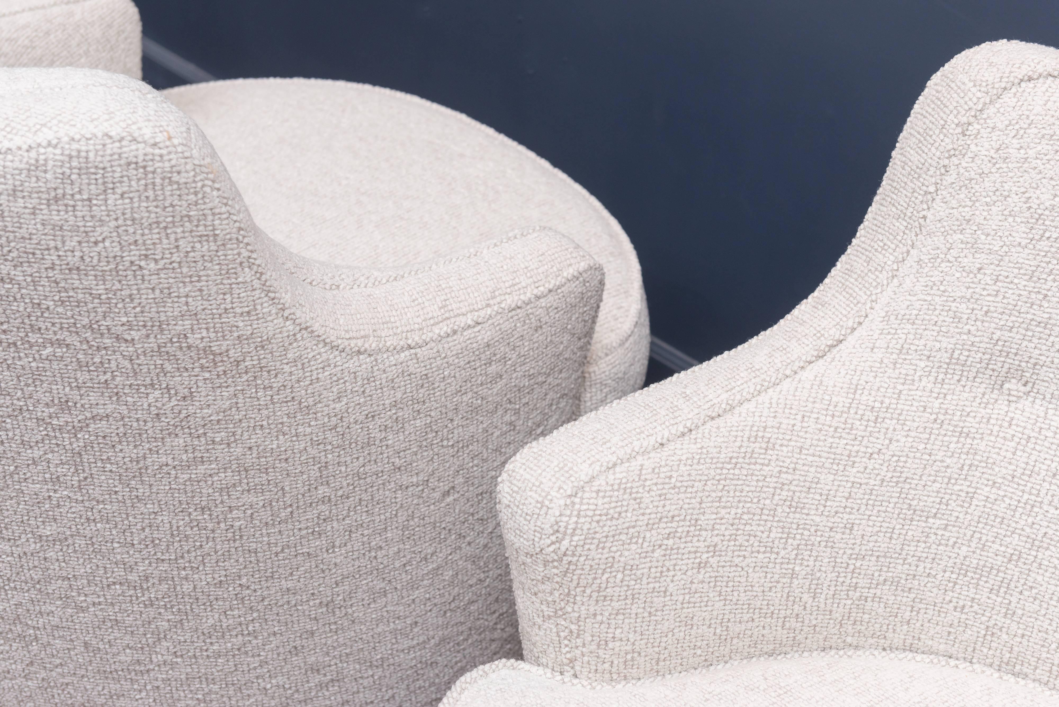Swivel Lounge Chairs by Edward Wormley for Dunbar 1