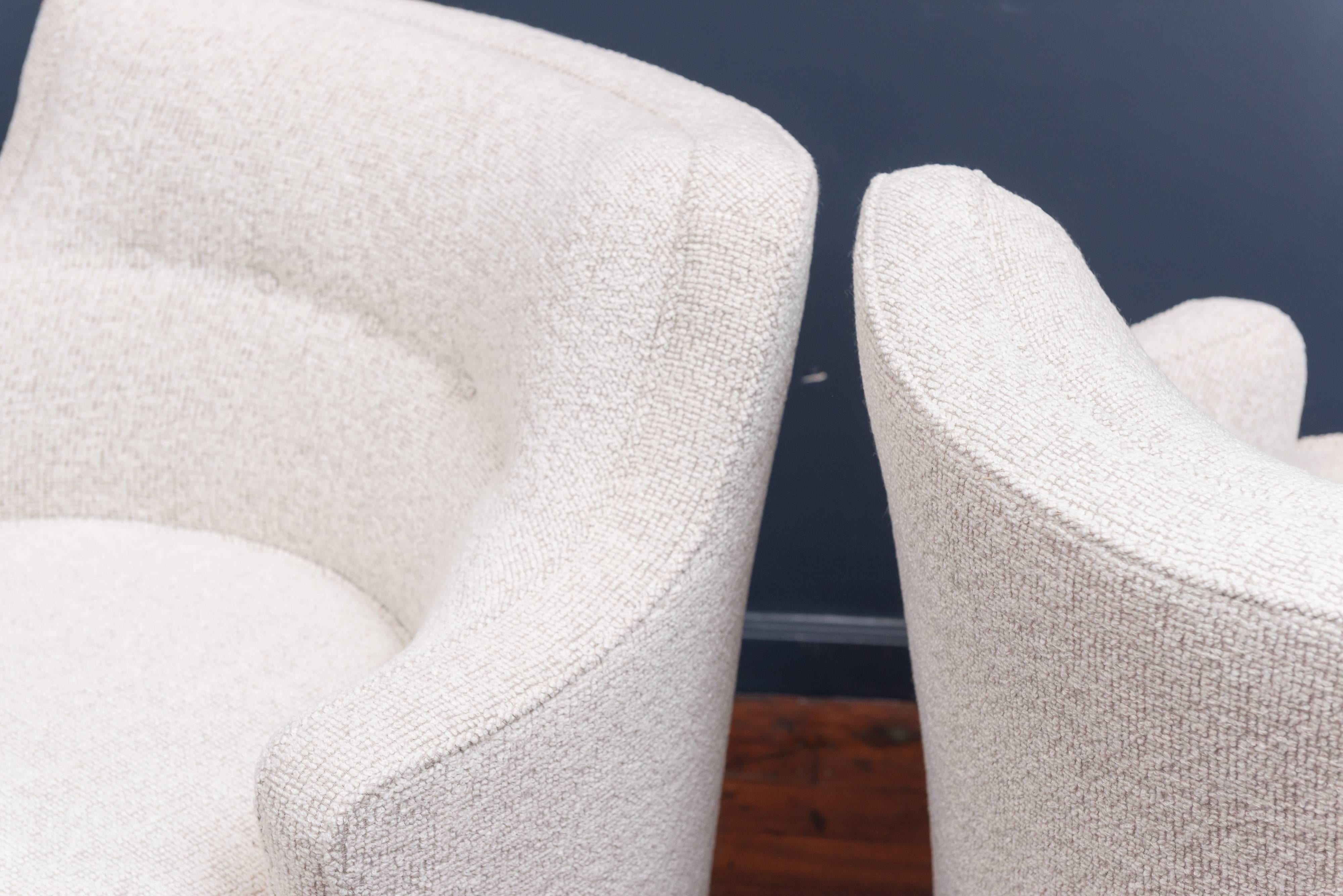 Swivel Lounge Chairs by Edward Wormley for Dunbar 2