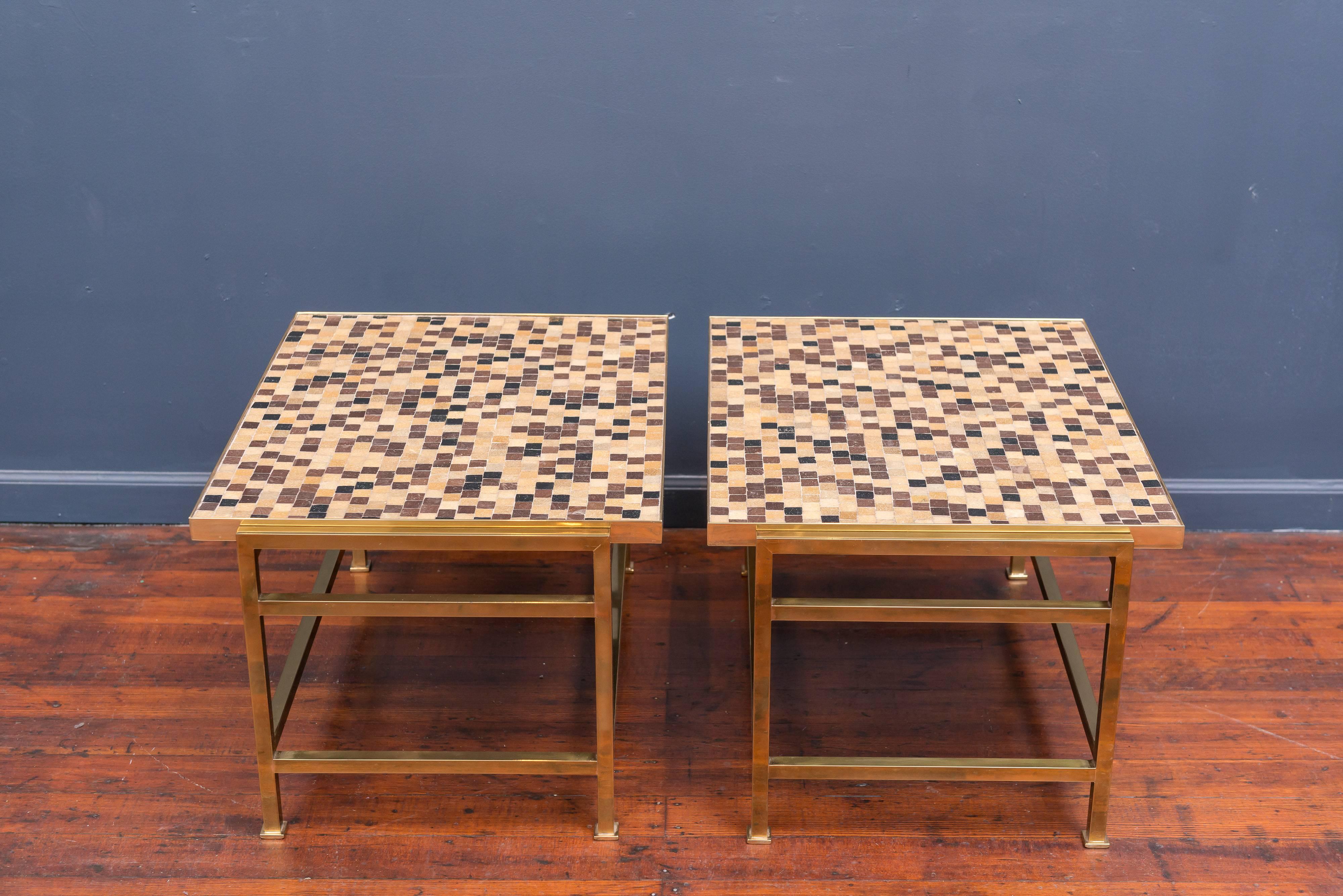 American Dunbar Murano Tile Top Tables