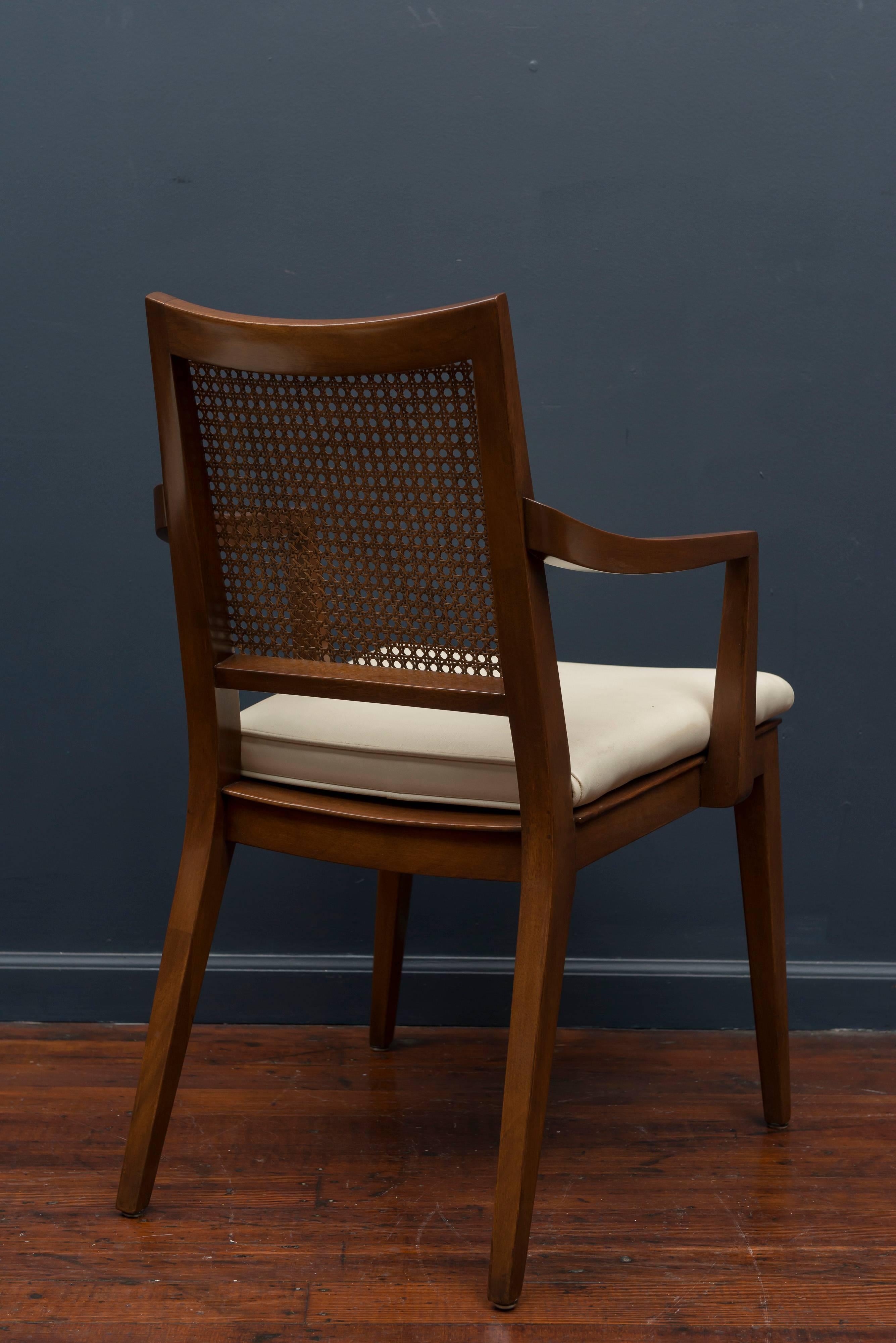 Edward Wormley Dining Chairs for Dunbar In Excellent Condition For Sale In San Francisco, CA