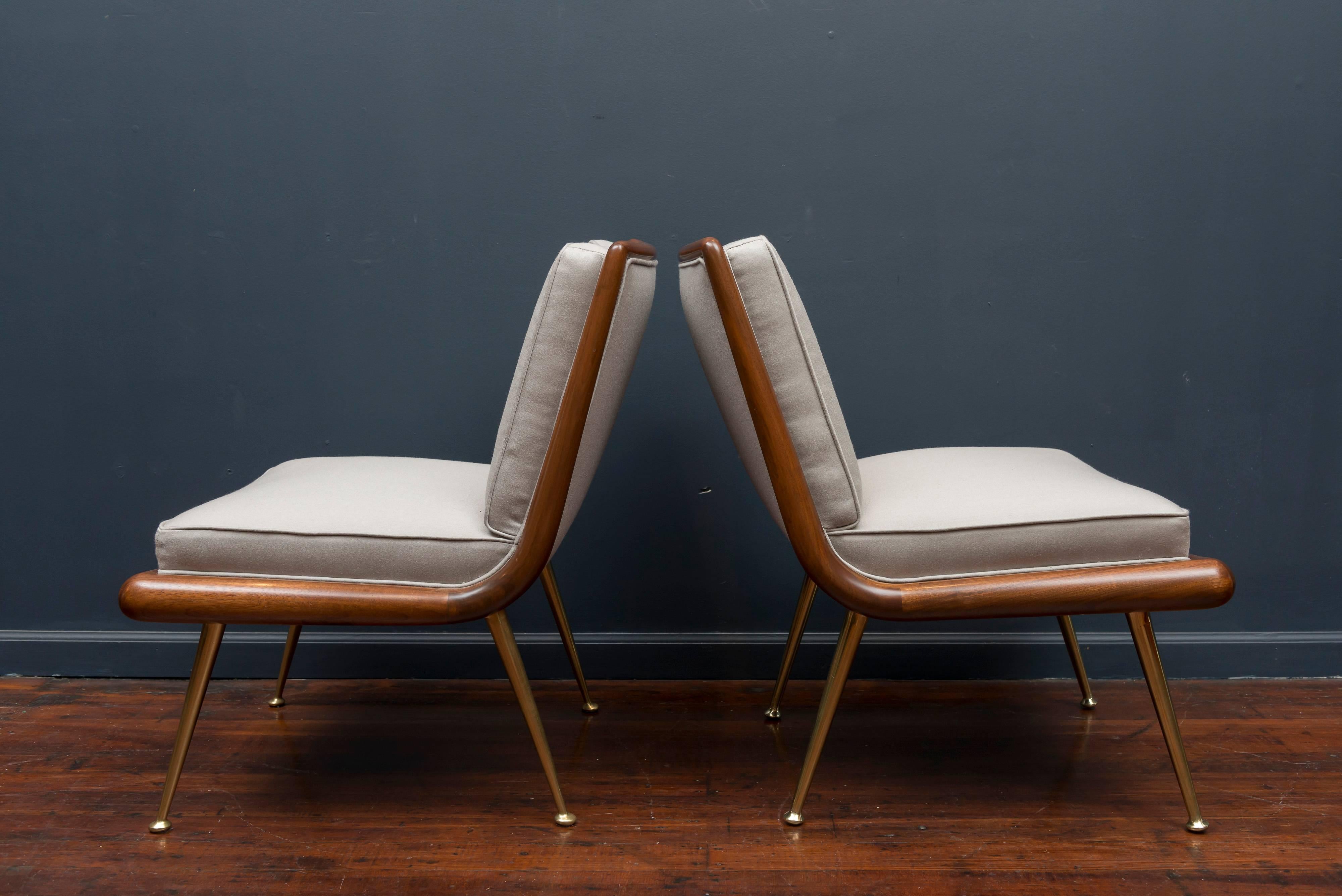 American T.H. Robsjohn-Gibbings Lounge Chairs For Sale