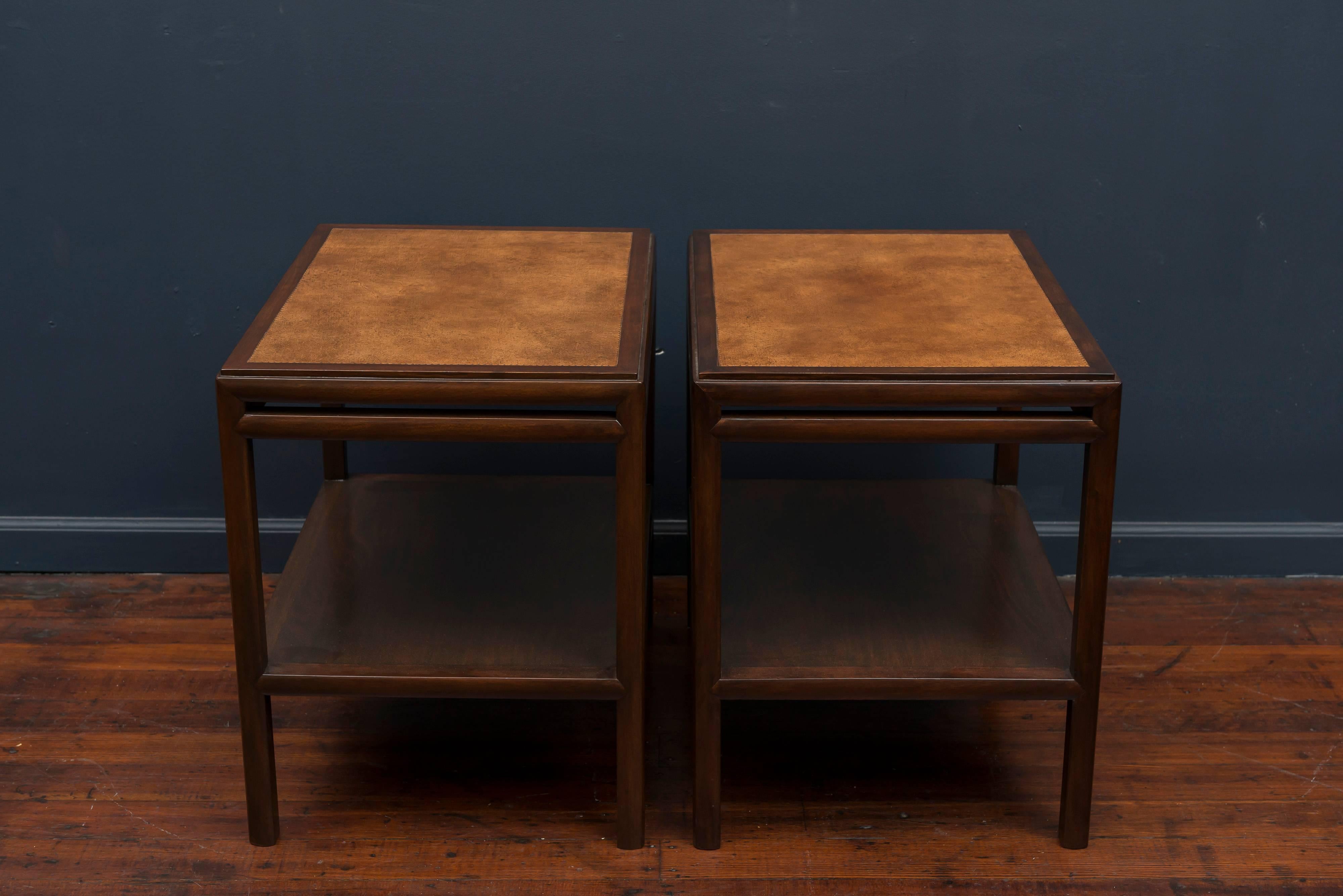 Mid-Century Modern Johann Tapp End Tables for Gump's