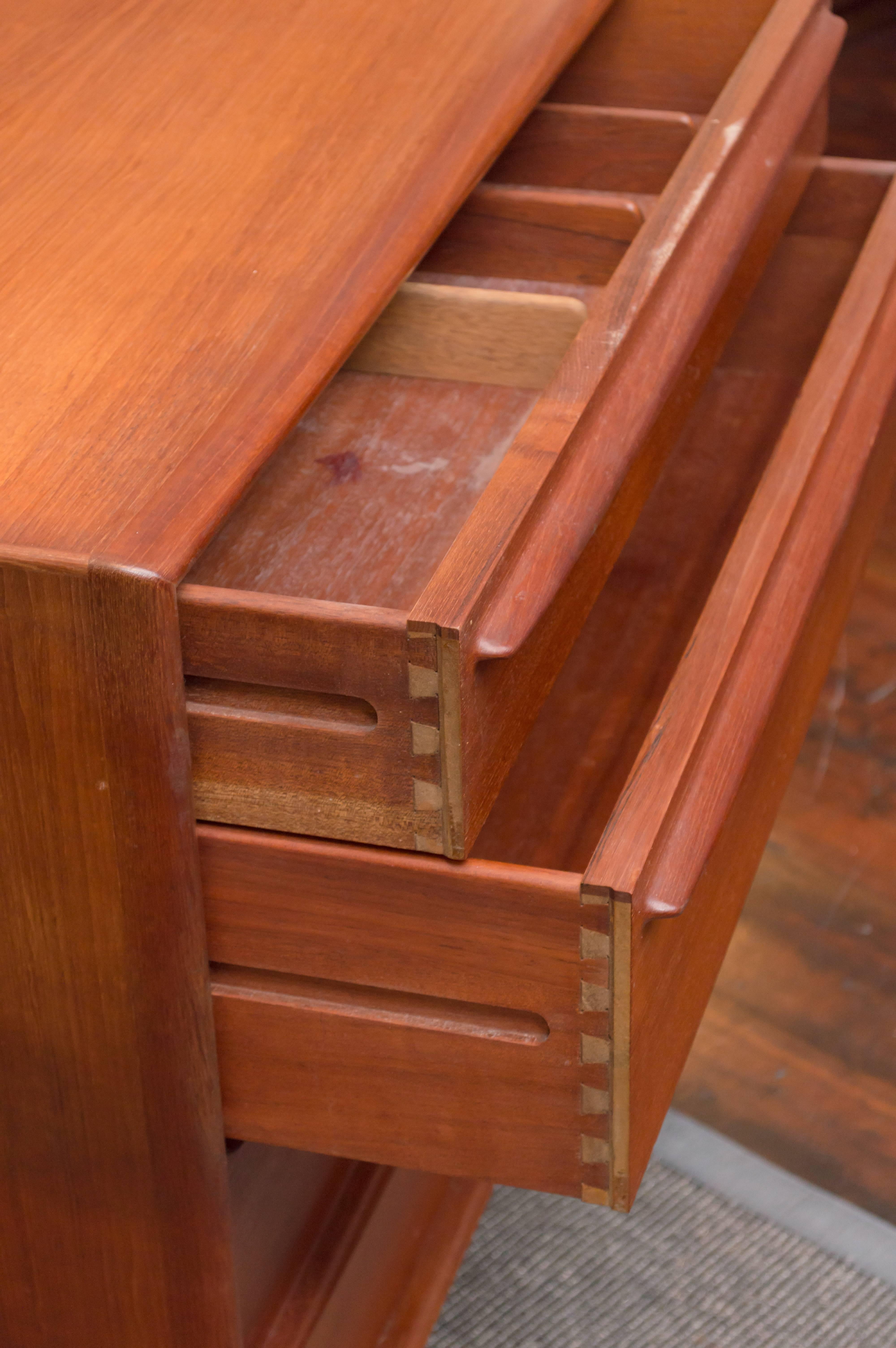 Scandinavian Modern Pair of Danish Teak Chests