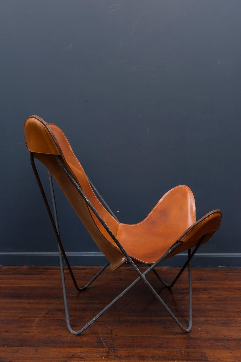 Butterfly Lounge Chair and Ottoman for Knoll at 1stDibs