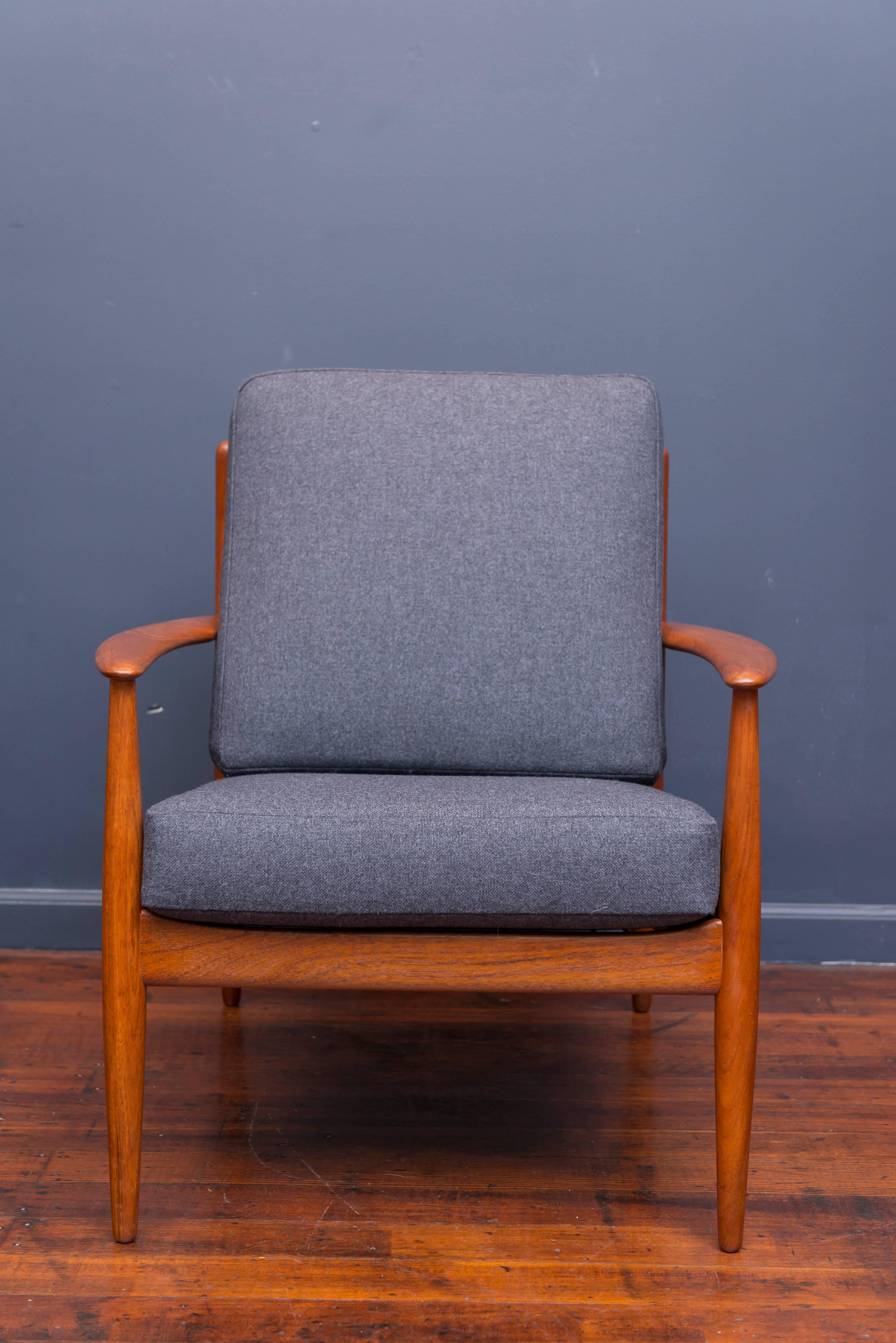 Teak Danish Lounge Chairs by Greta Jalk