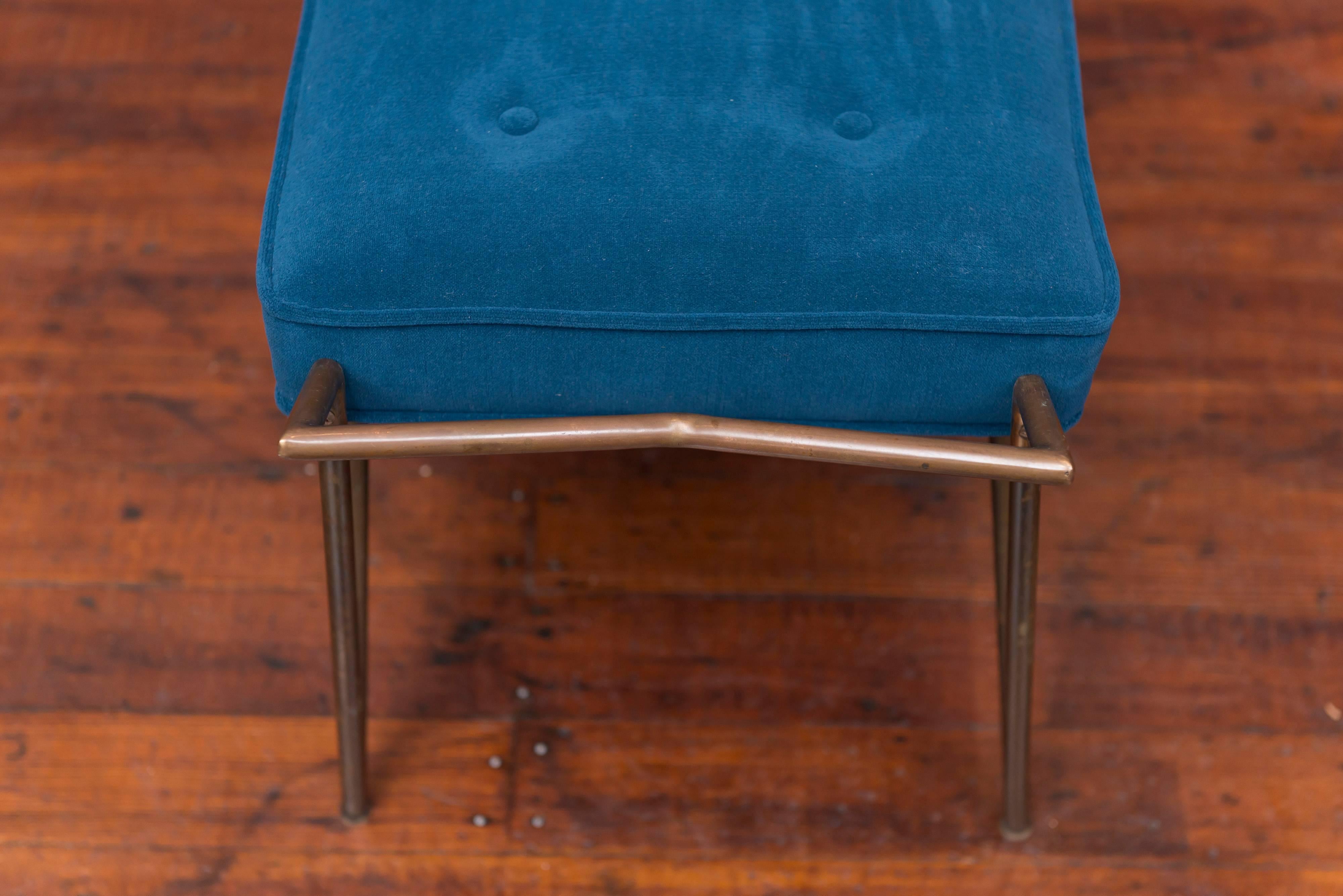 Italian Mid-Century Brass Bench, Italy