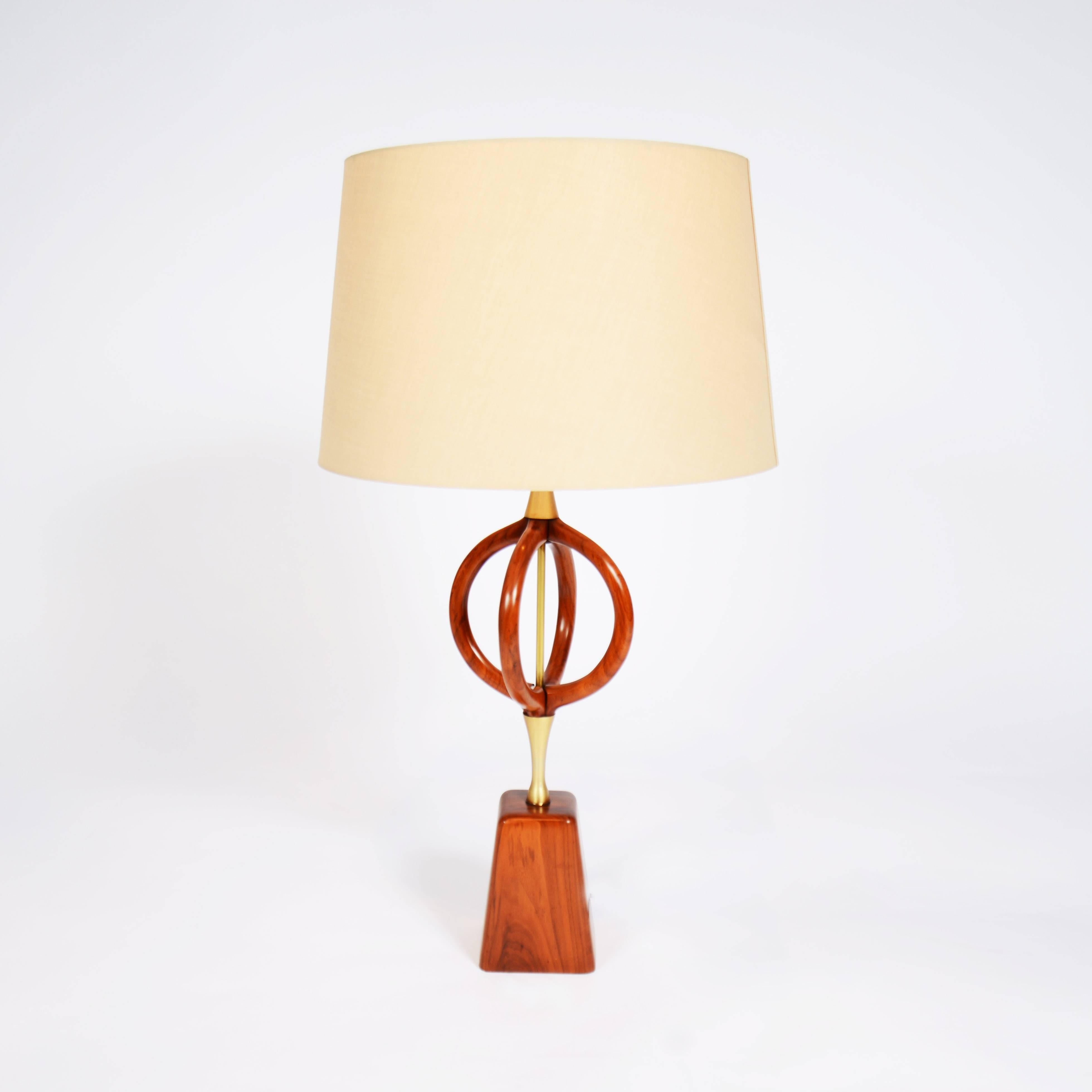 Danish Pair of Orb Table Lamps