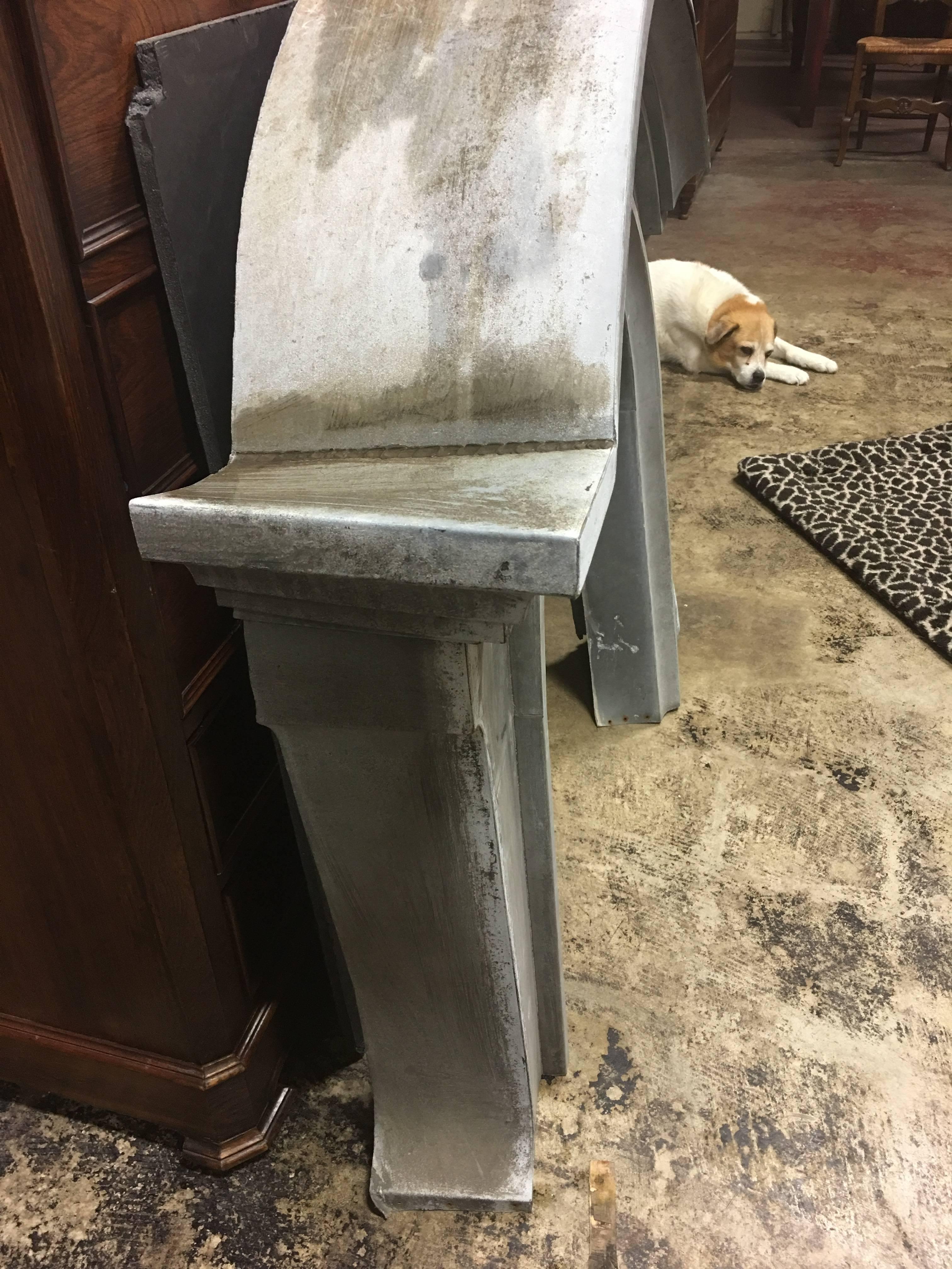 Late 19th Century French Zinc Window Surround In Good Condition In San Francisco, CA