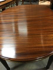 ON SALE 19th Century Dining Table French Mahogany 43'' x 43'' Extends to 81''