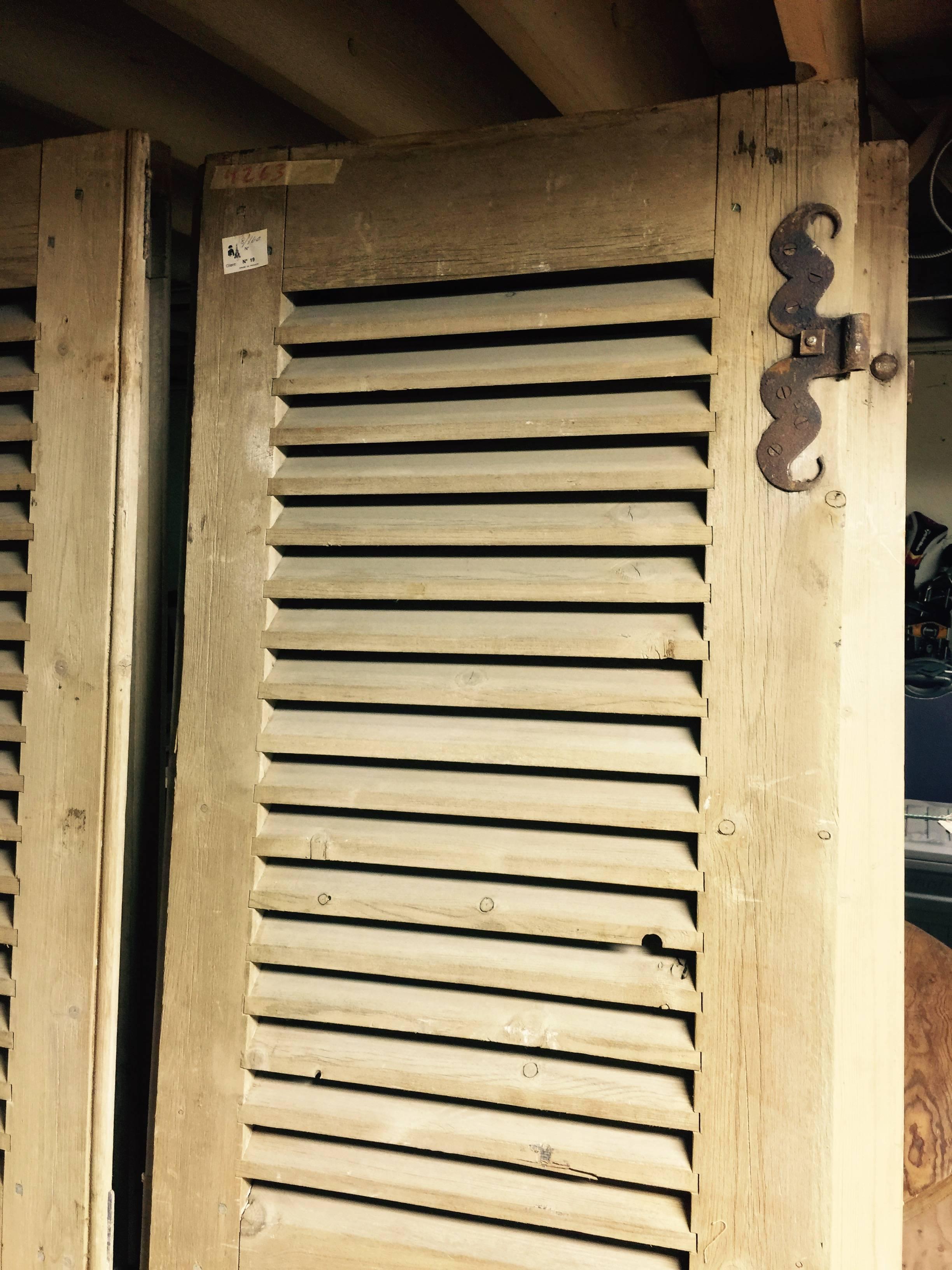 Louis XVI Pair of 19th century Shutters from France