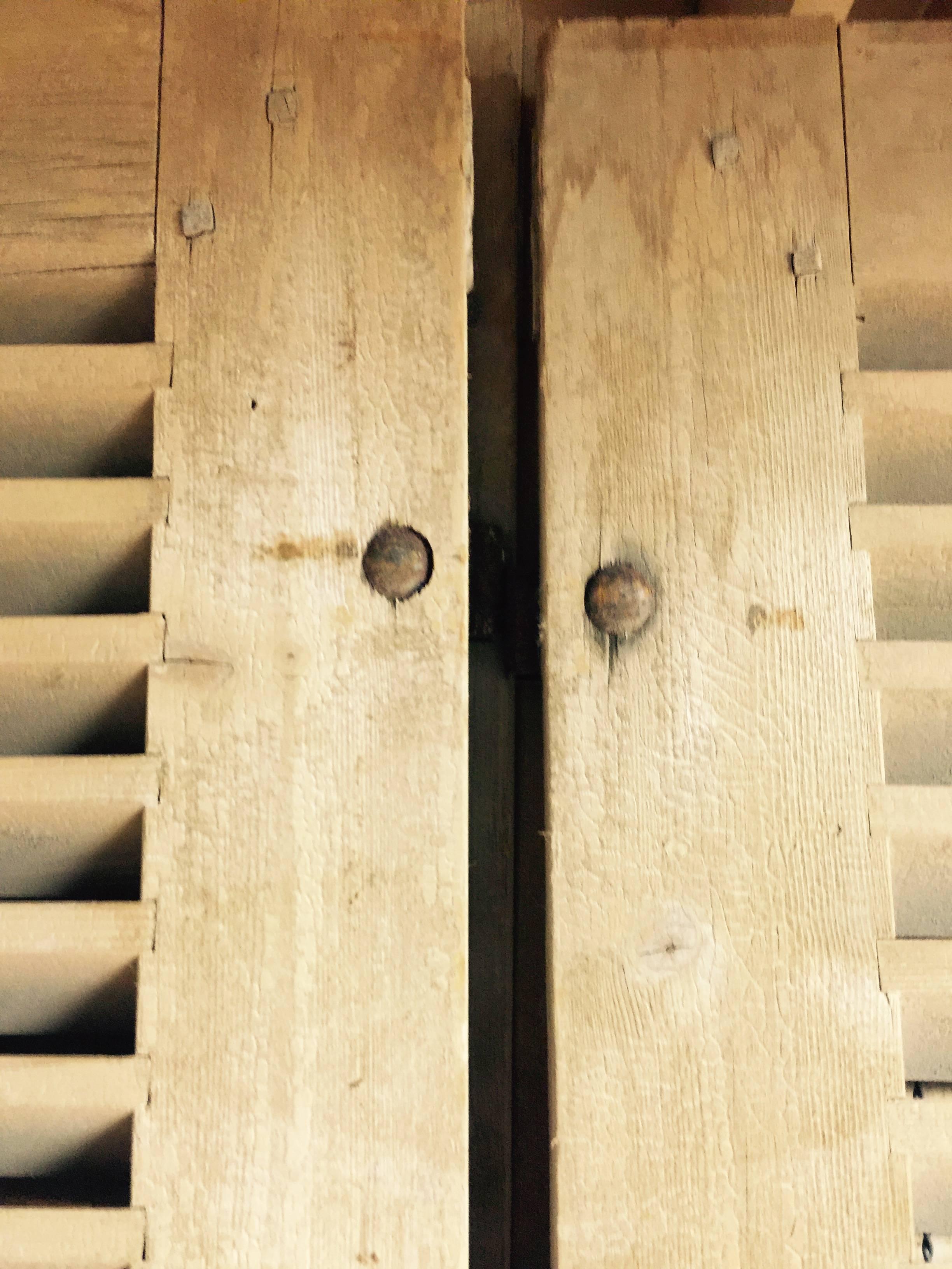 French Pair of 19th century Shutters from France