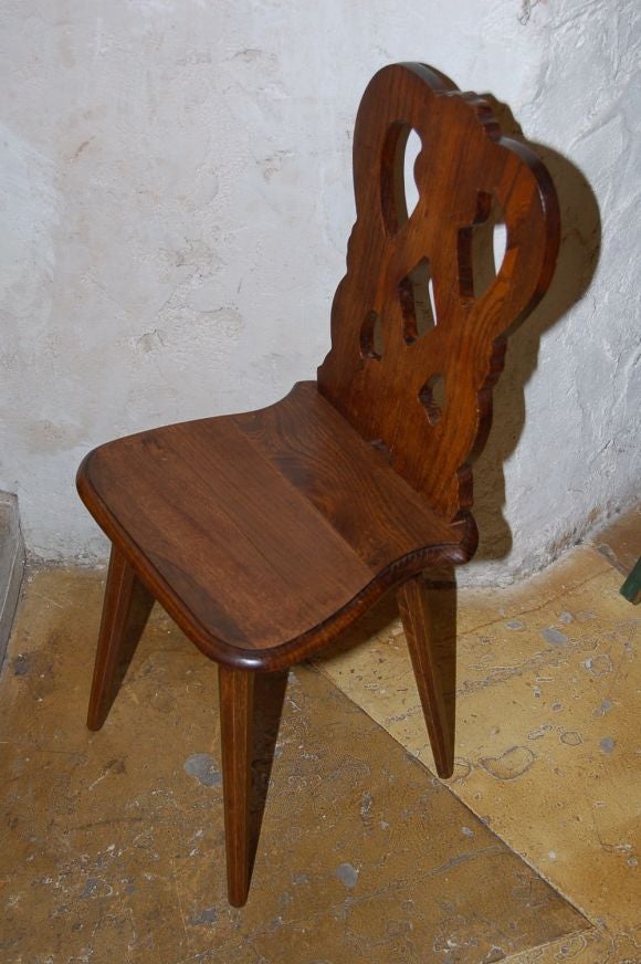 ON SALE Early 1900s Century French Oak Childs Chair In Excellent Condition In San Francisco, CA
