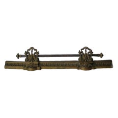 ON SALE  18th-Early 19th Century Bronze Andirons