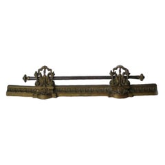 ON SALE 18th-Early 19th Century Bronze Andirons
